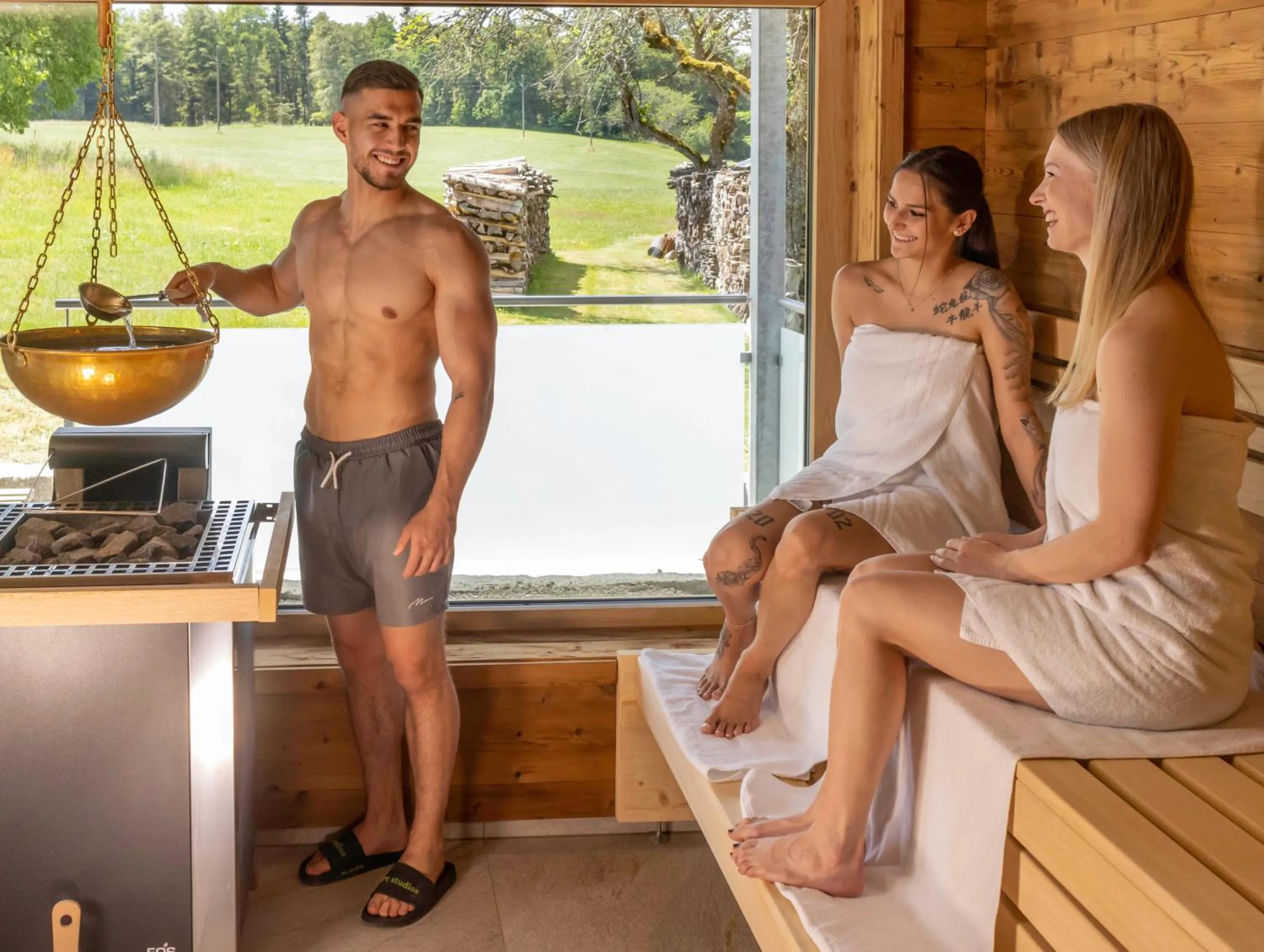 Sauna in Wellnesshotel Sonnenhof & Sonnhalde