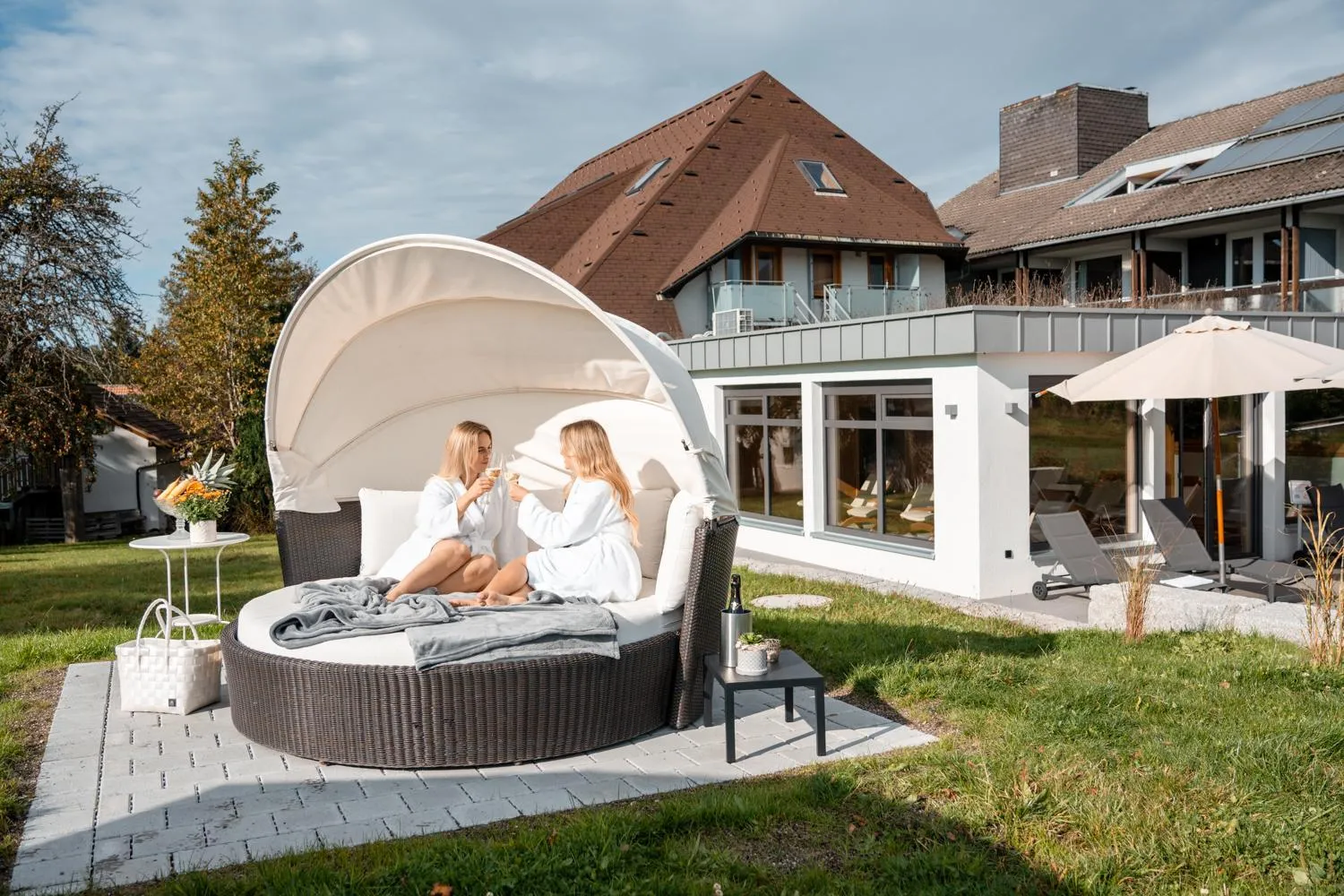 Garden in Wellnesshotel Sonnenhof & Sonnhalde