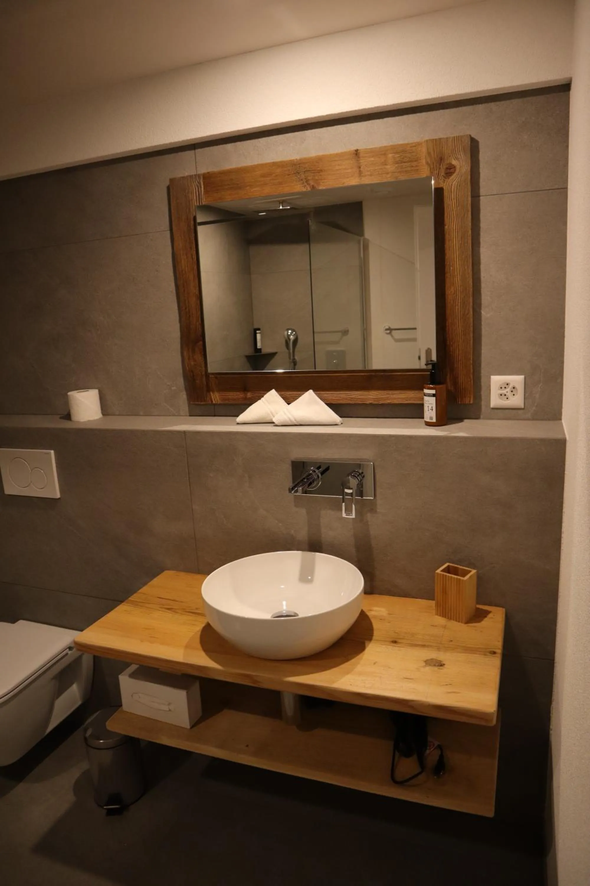 Bathroom in Typically Swiss Hotel Ermitage