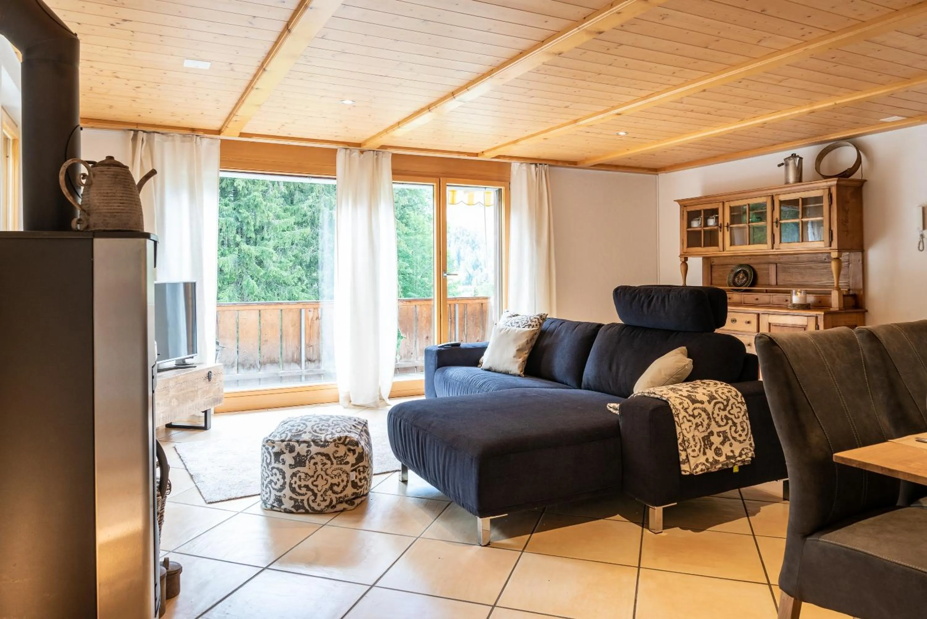 Living room in Typically Swiss Hotel Ermitage