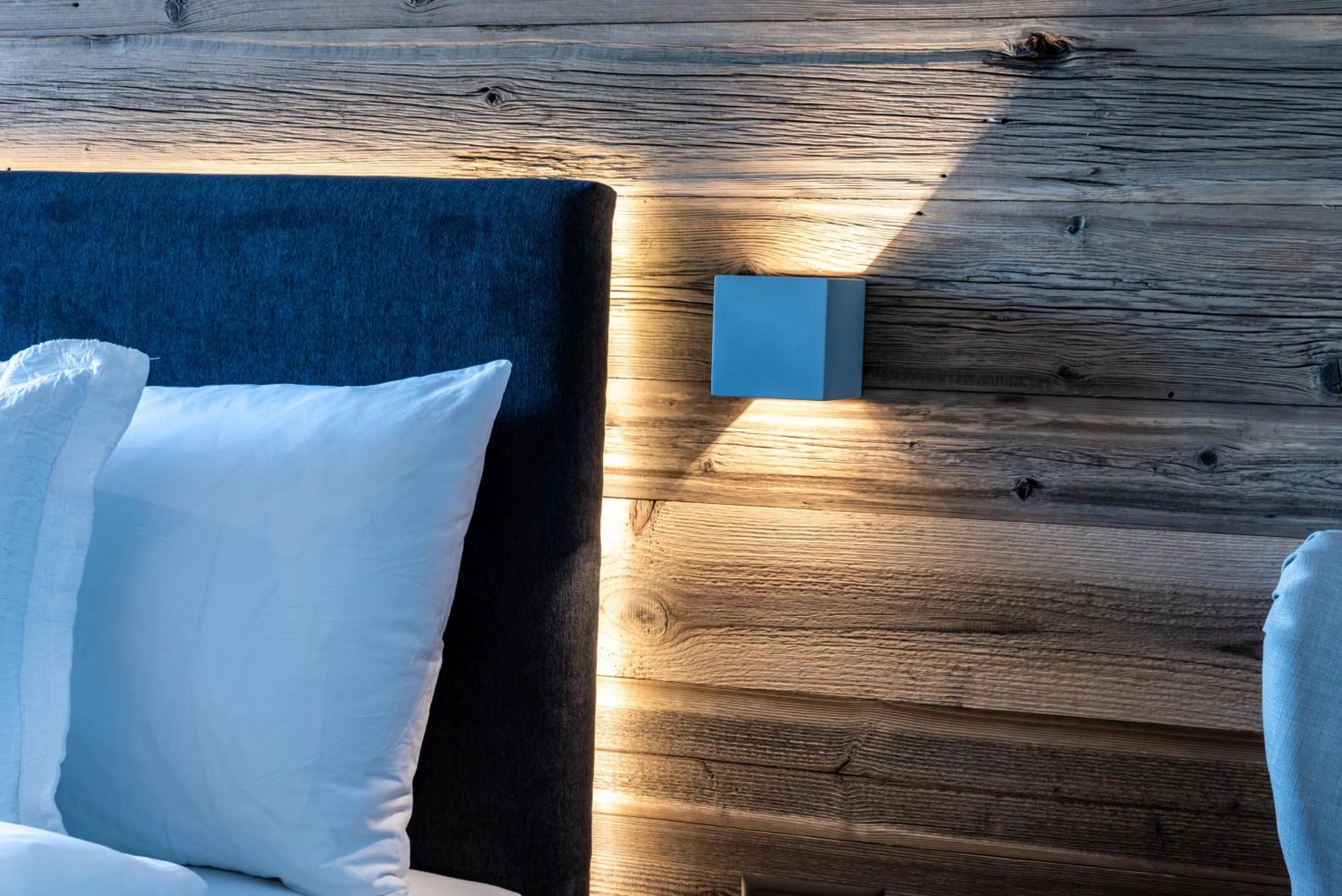 Bed in Typically Swiss Hotel Ermitage