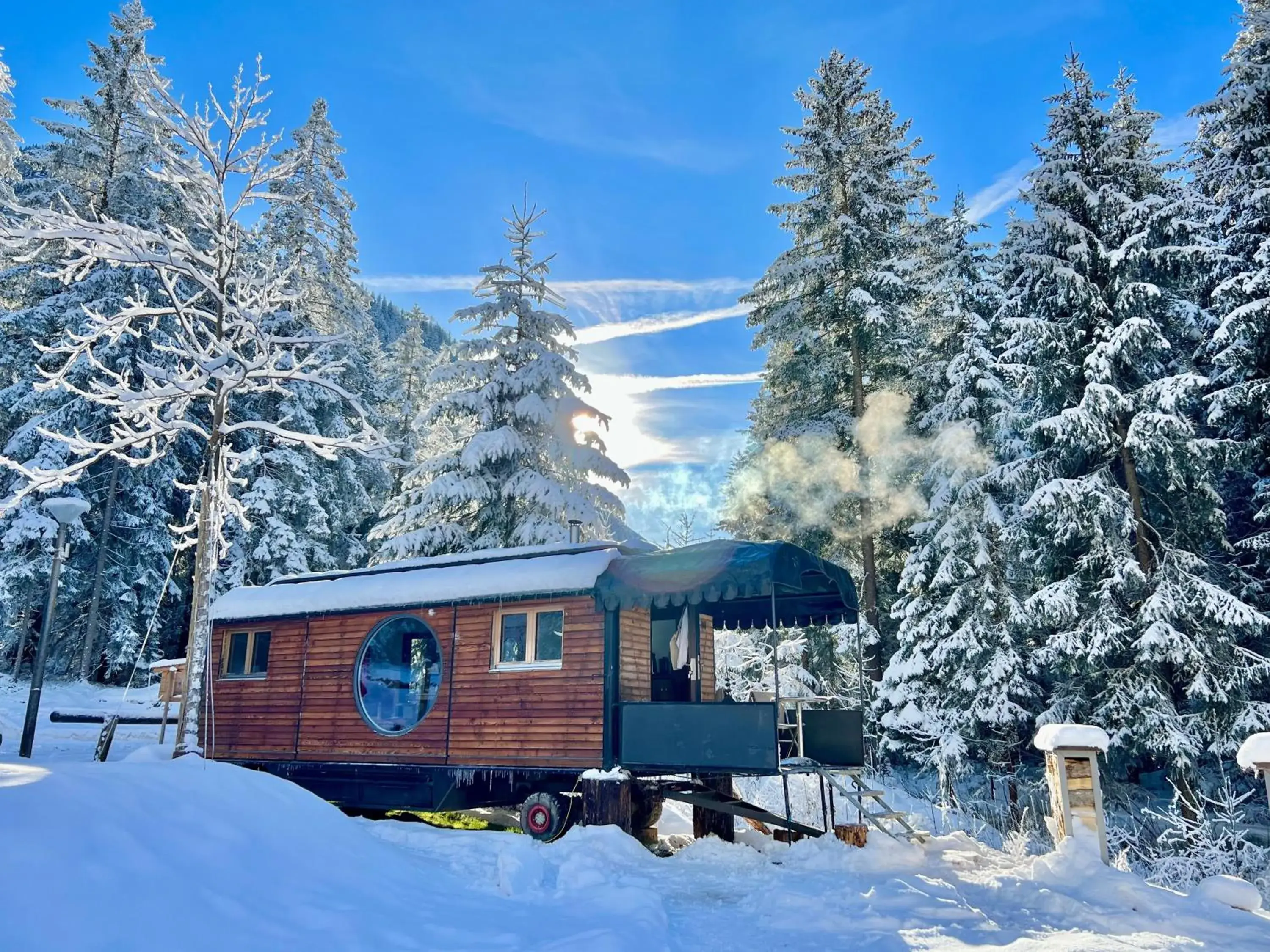 Mobile Home in Typically Swiss Hotel Ermitage Mobile Home in Typically Swiss Hotel Ermitage