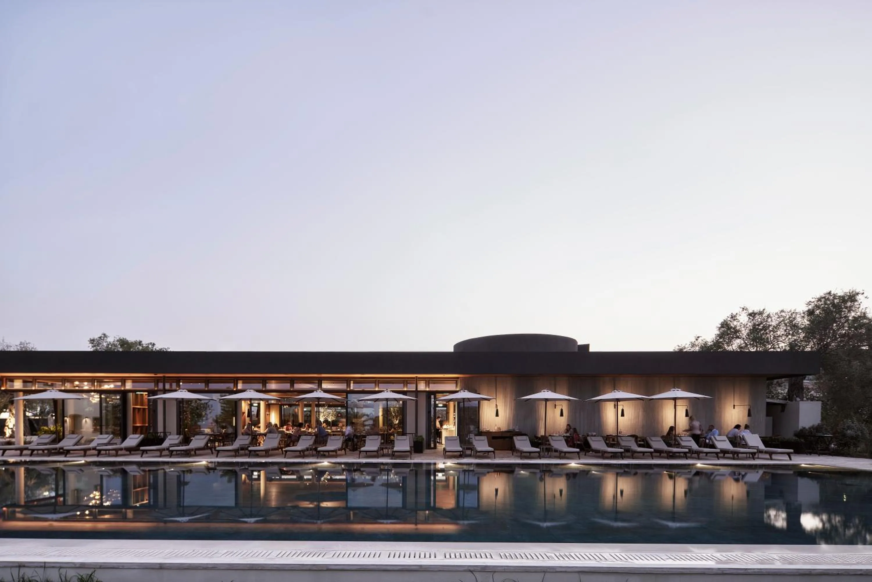 Swimming pool in The Olivar Suites