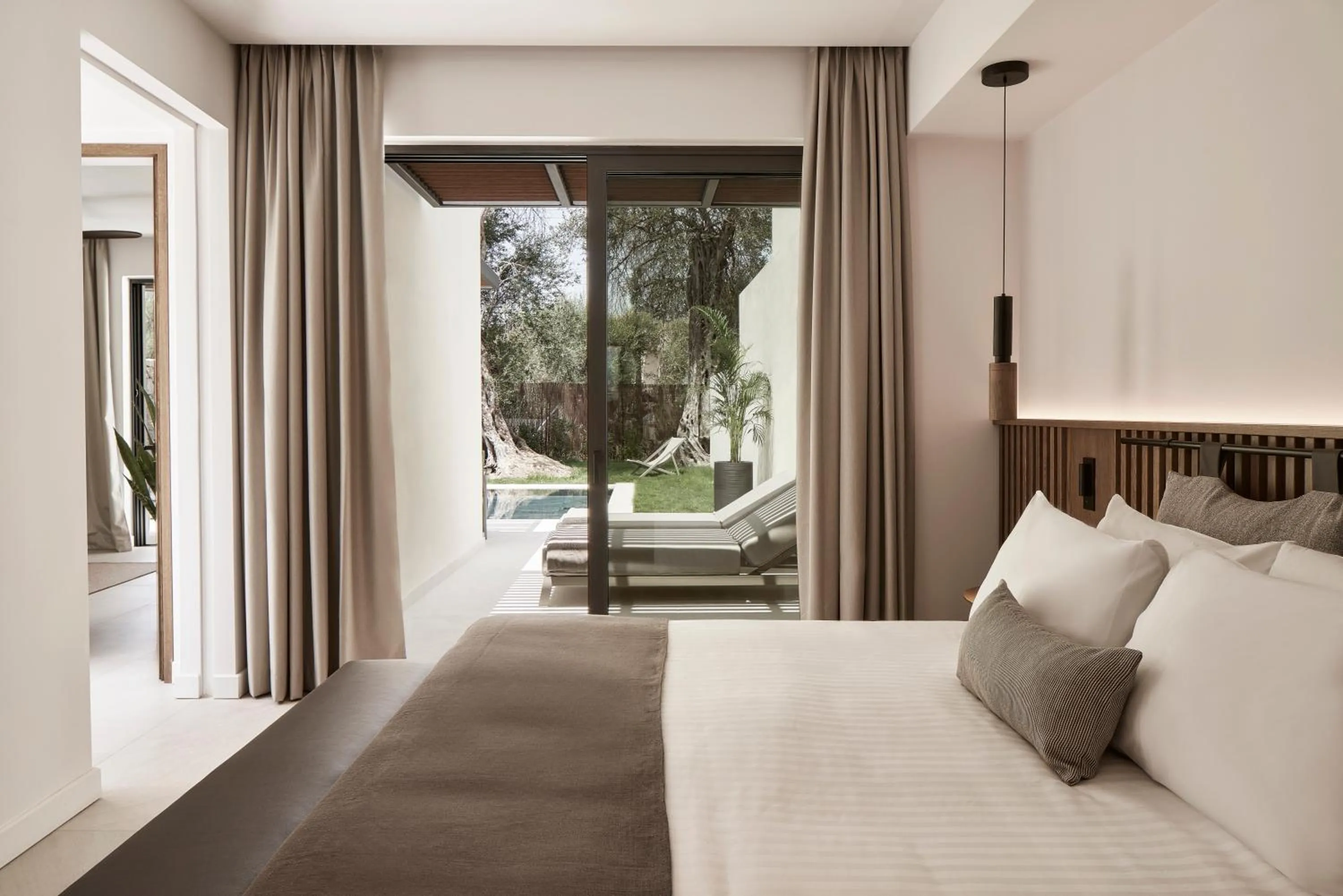 Bedroom, Bed in The Olivar Suites