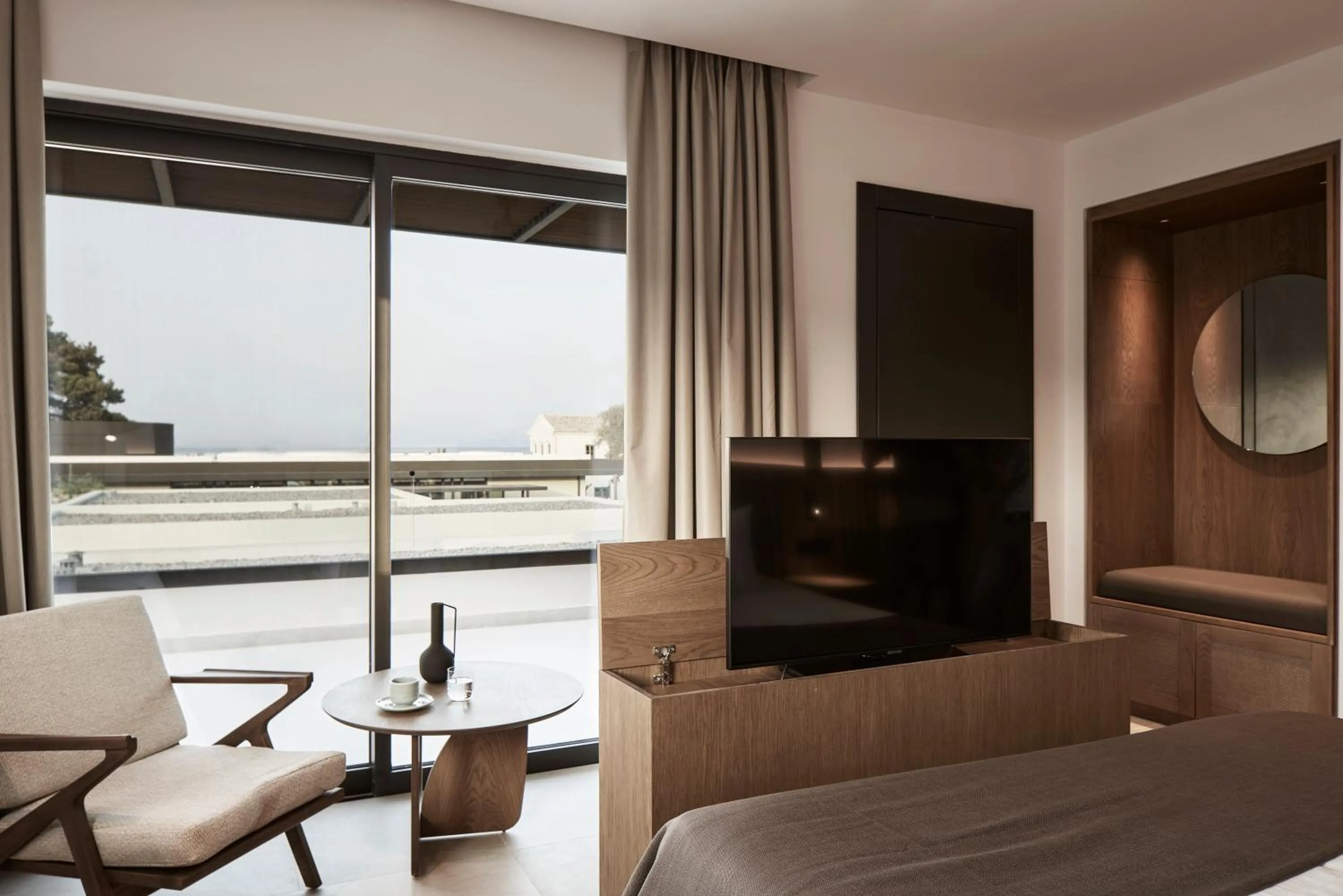 Seating area in The Olivar Suites