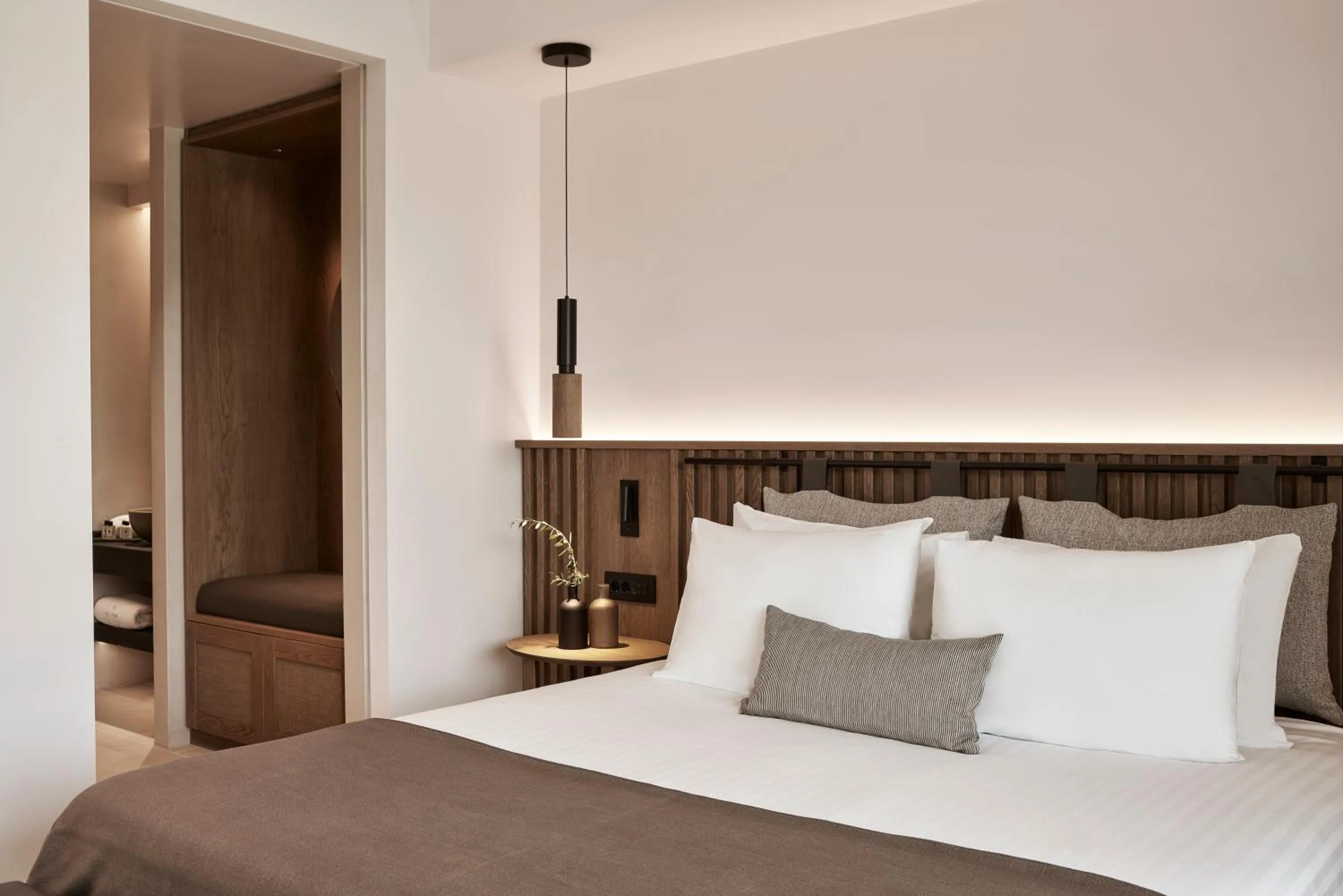 Bedroom, Bed in The Olivar Suites