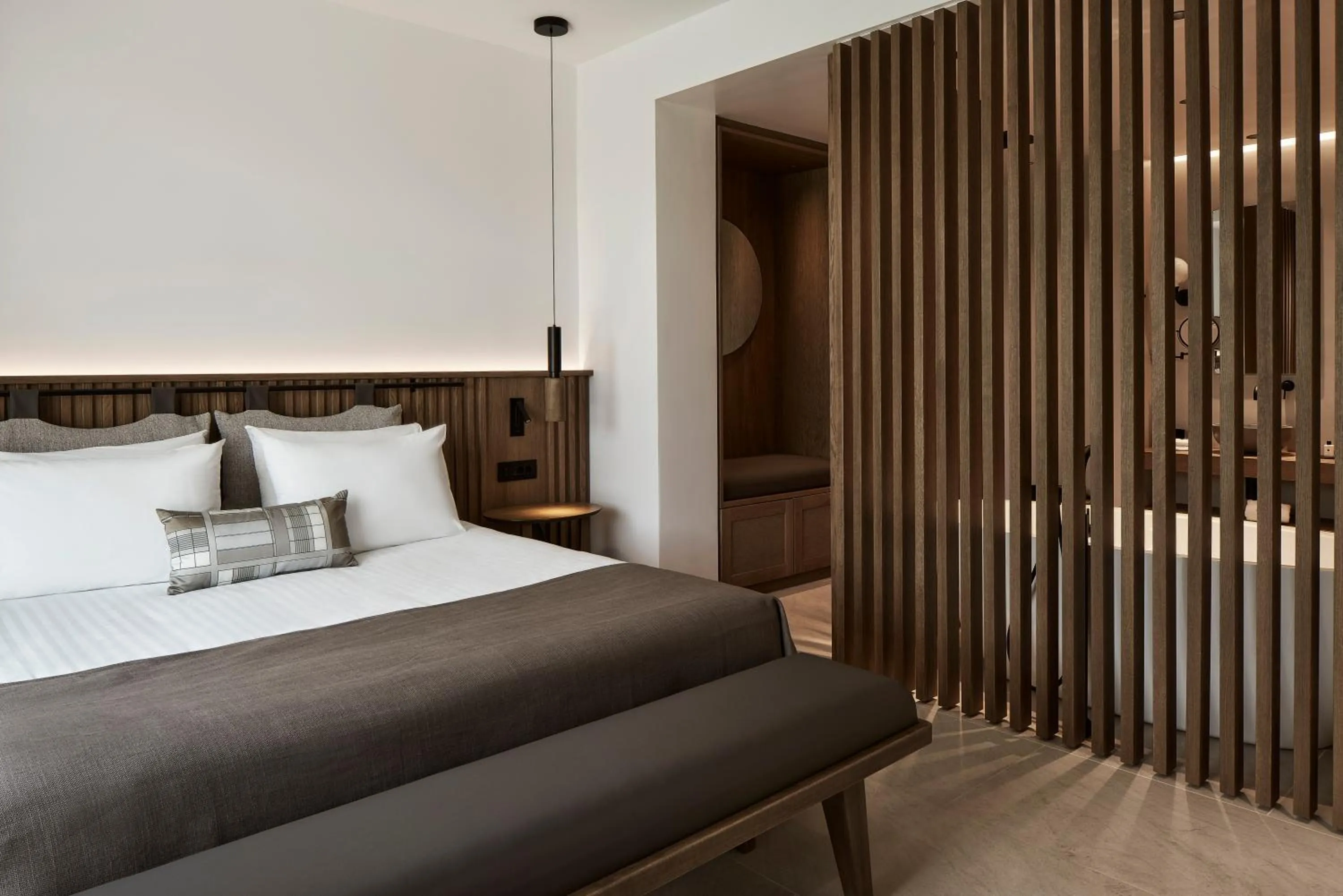 Bedroom, Bed in The Olivar Suites