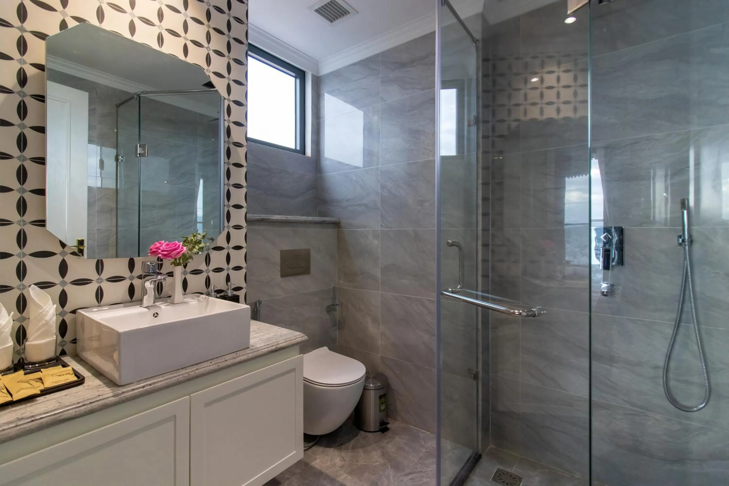 Bathroom in La Vague Hotel