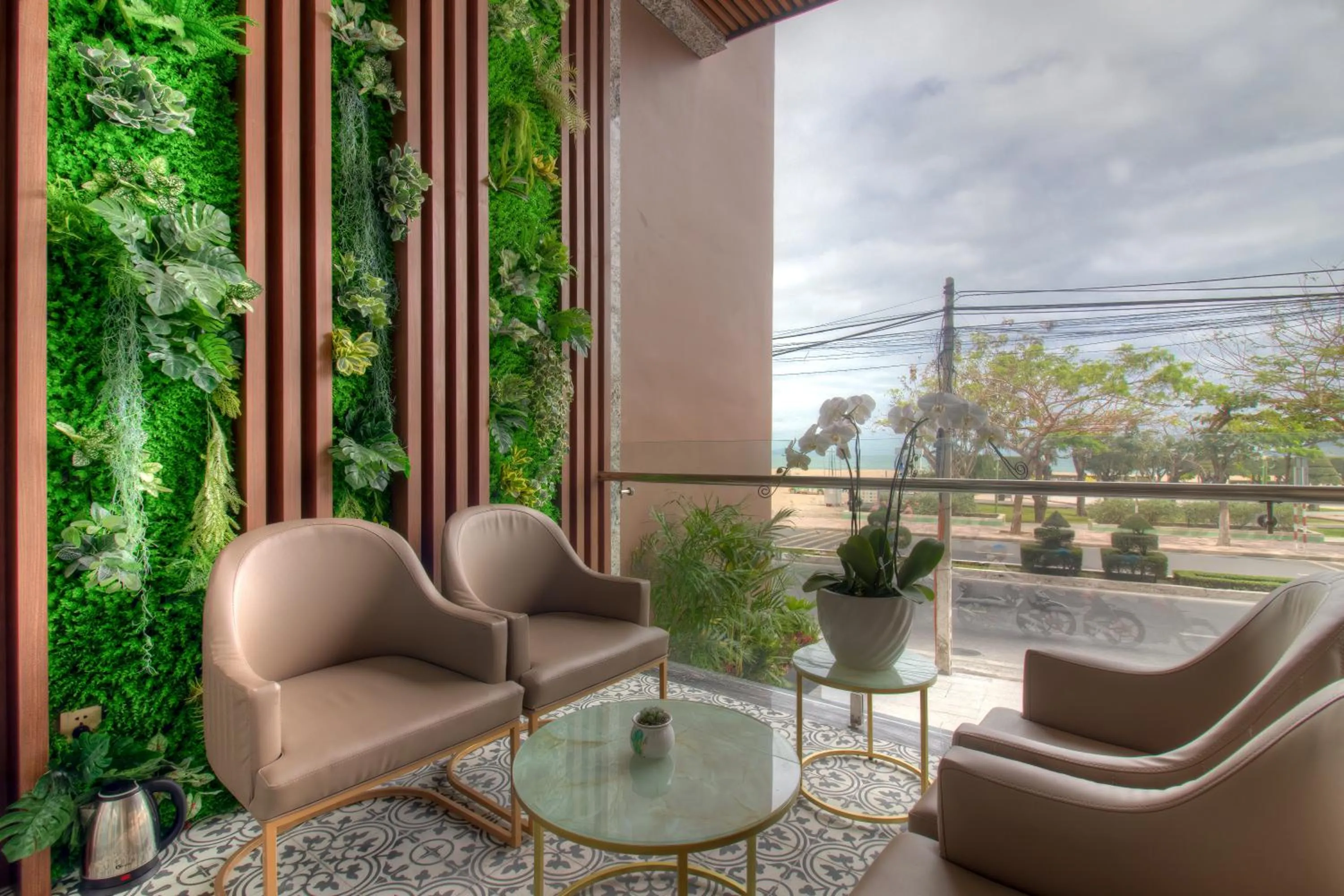 Lobby or reception in La Vague Hotel