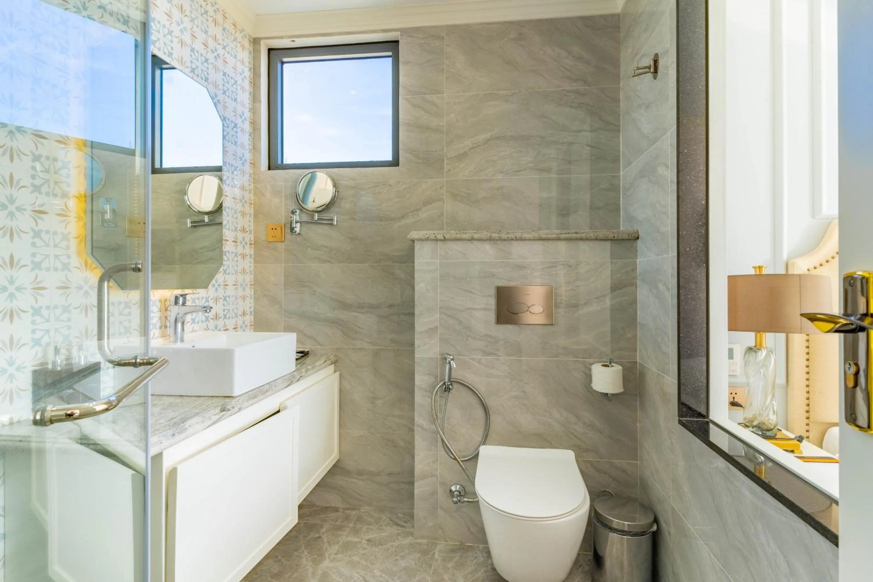 Shower in La Vague Hotel