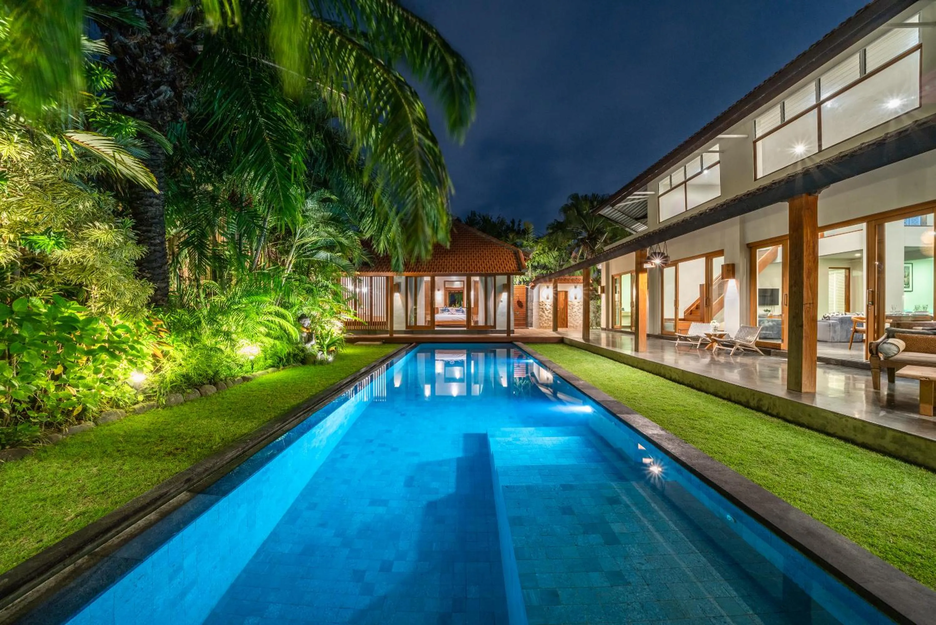 Swimming pool in Villa Litera Canggu Bali