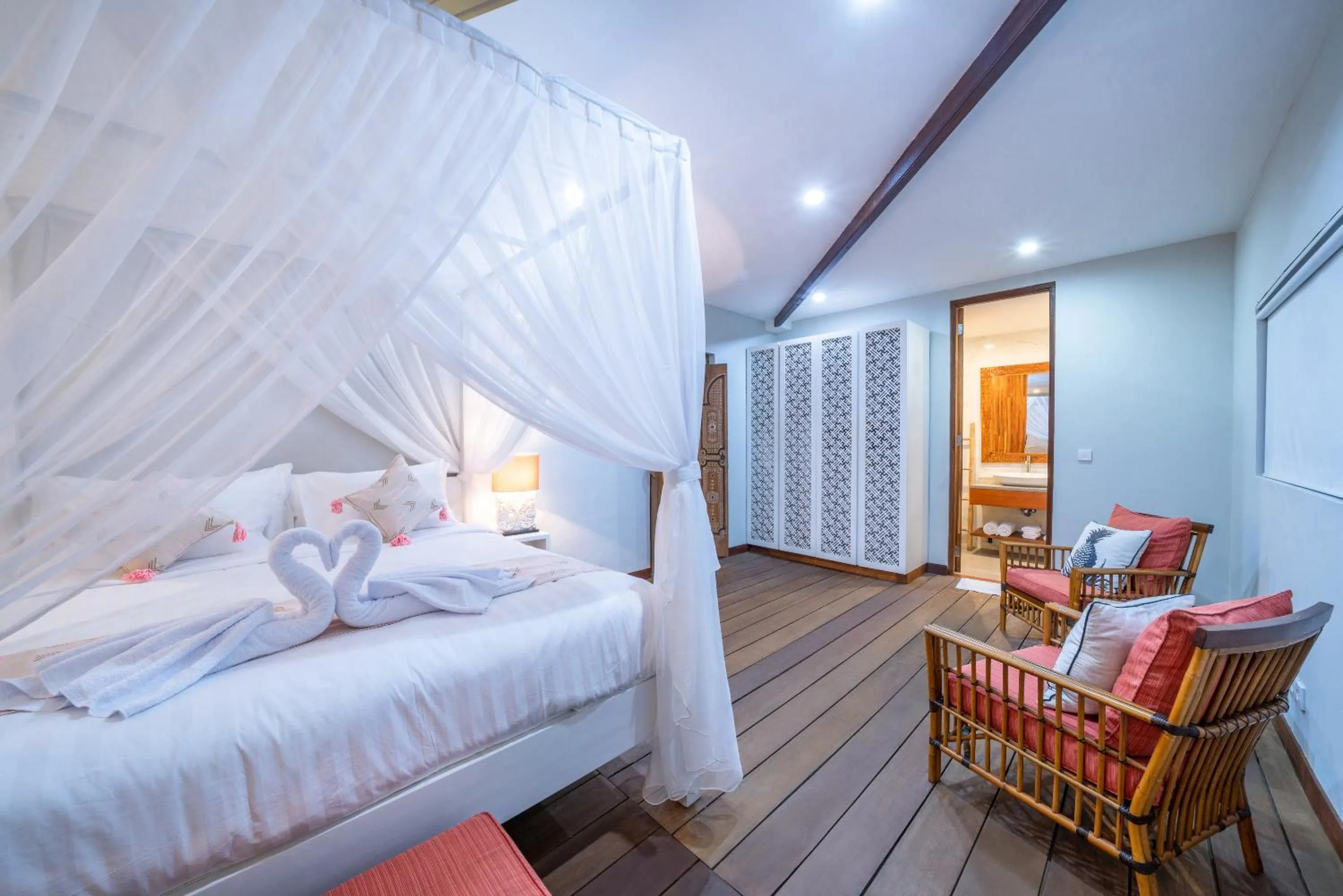 Property building, Bed in Villa Litera Canggu Bali