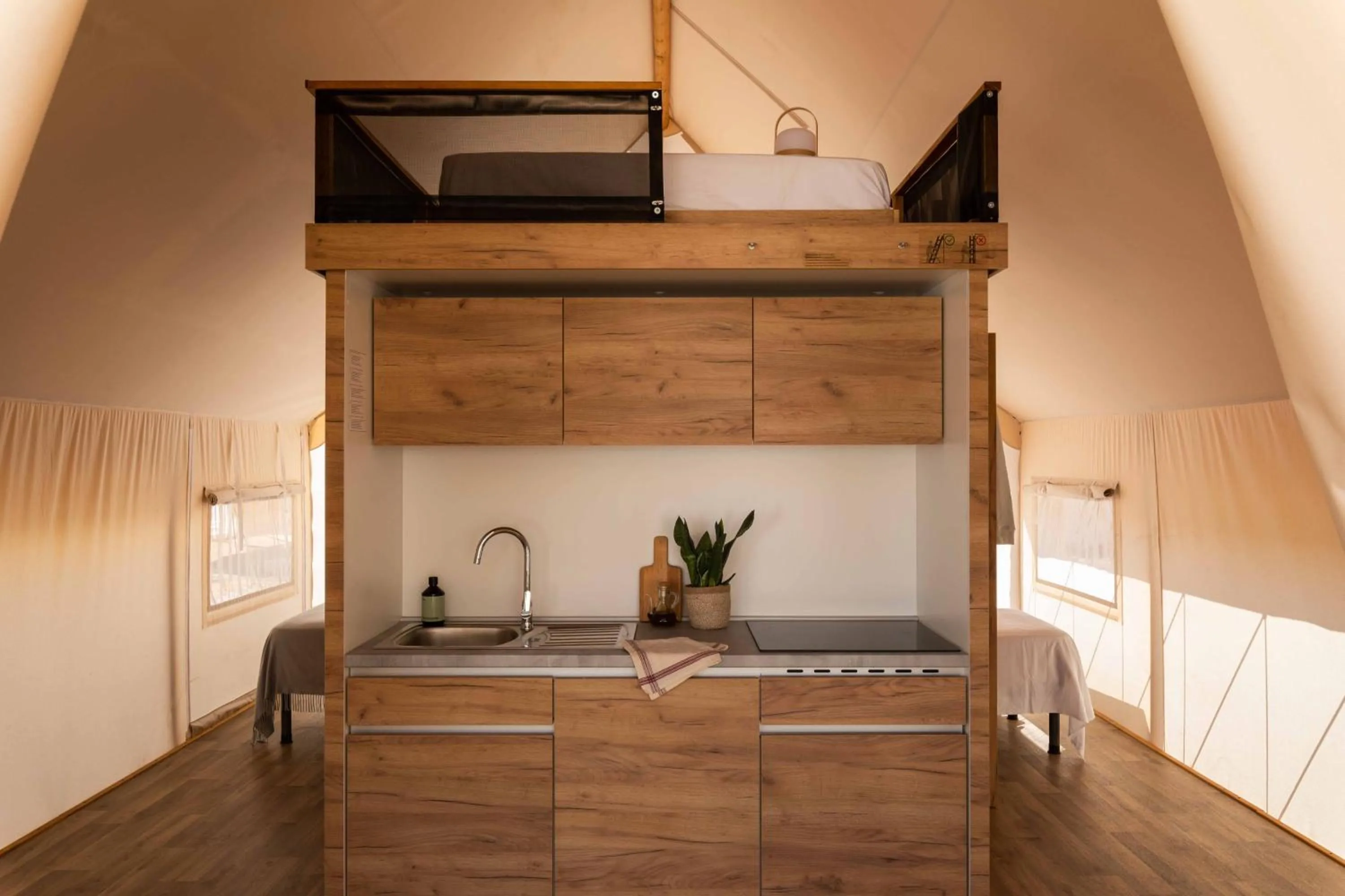 Bed in wecamp Cabo de Gata