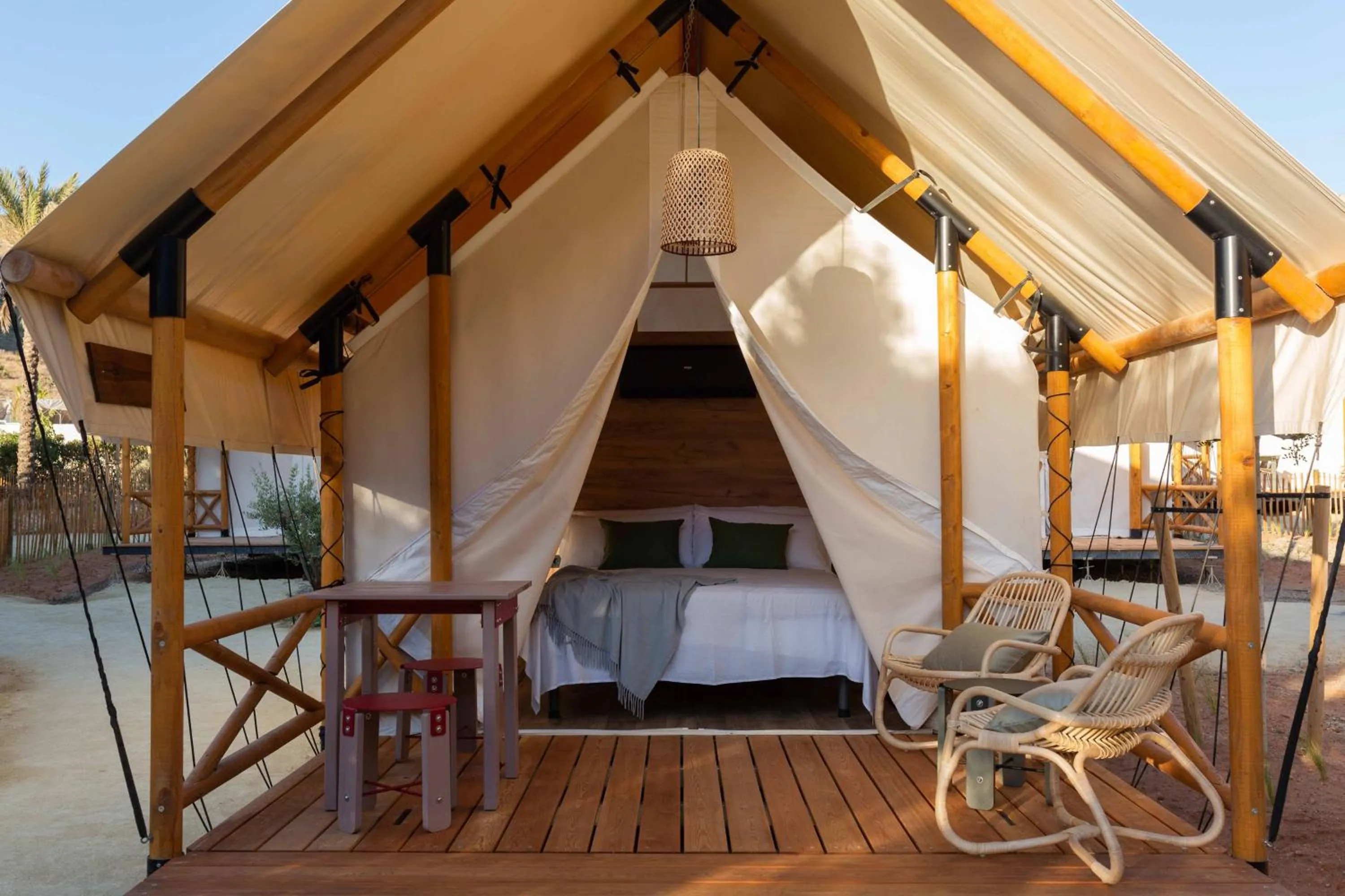 Bed in wecamp Cabo de Gata