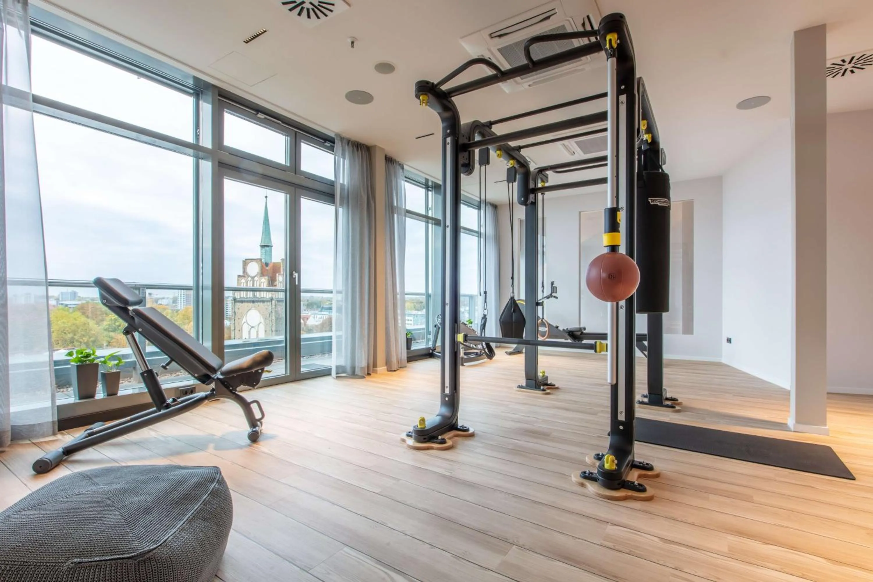 Fitness centre/facilities in Radisson Blu Hotel Rostock