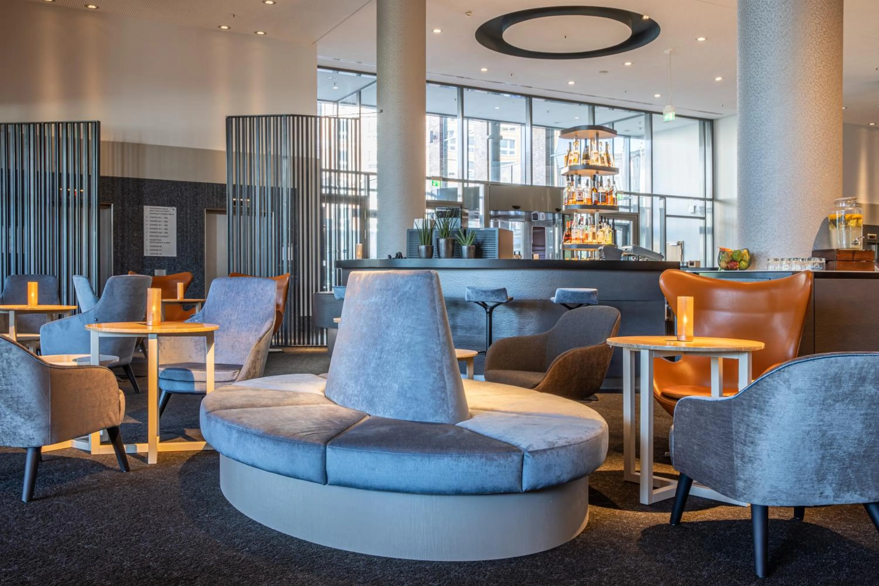 Lounge or bar in Radisson Blu Hotel Rostock