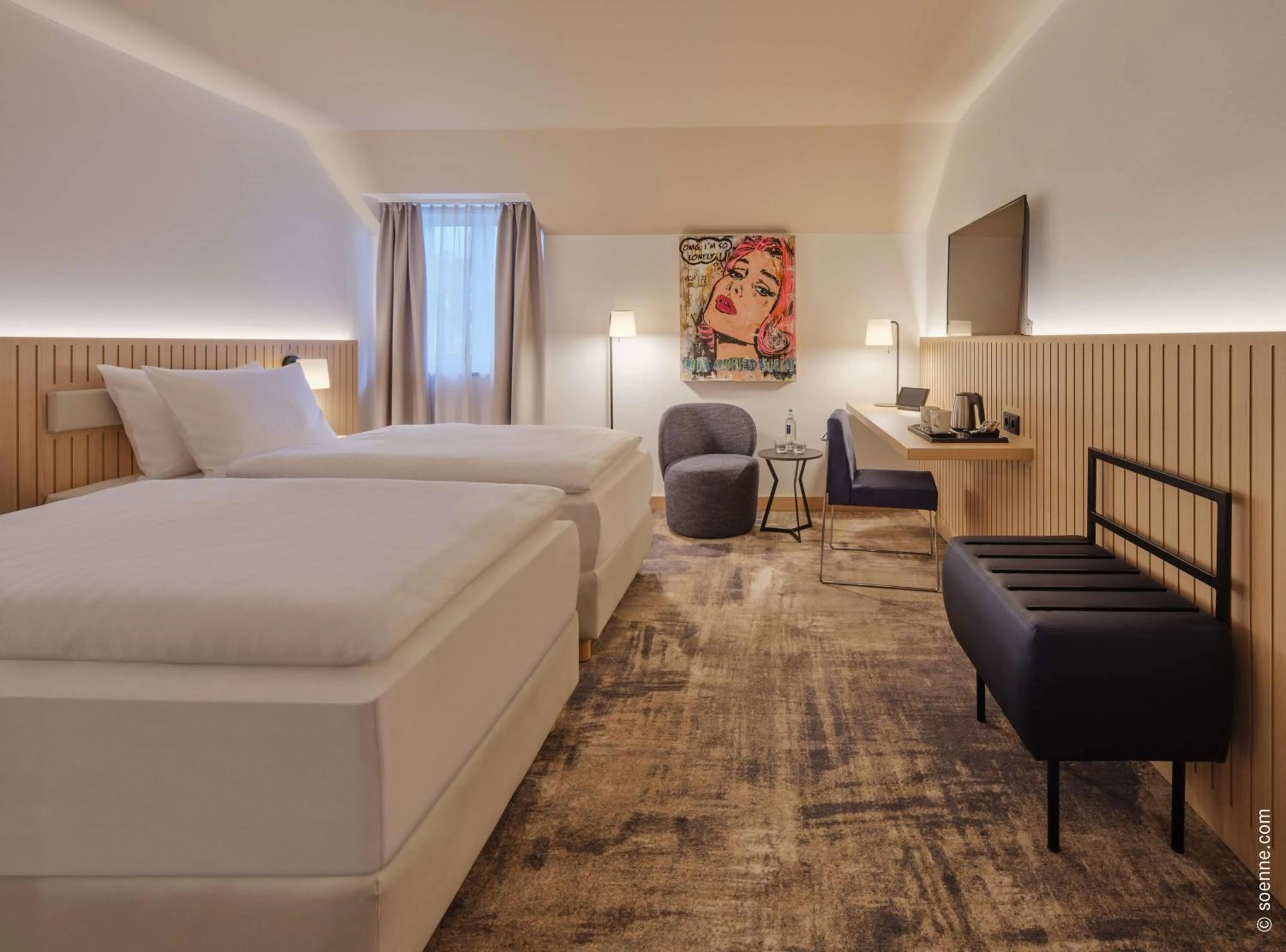 Bedroom, Bed in Dorint Hotel Würzburg