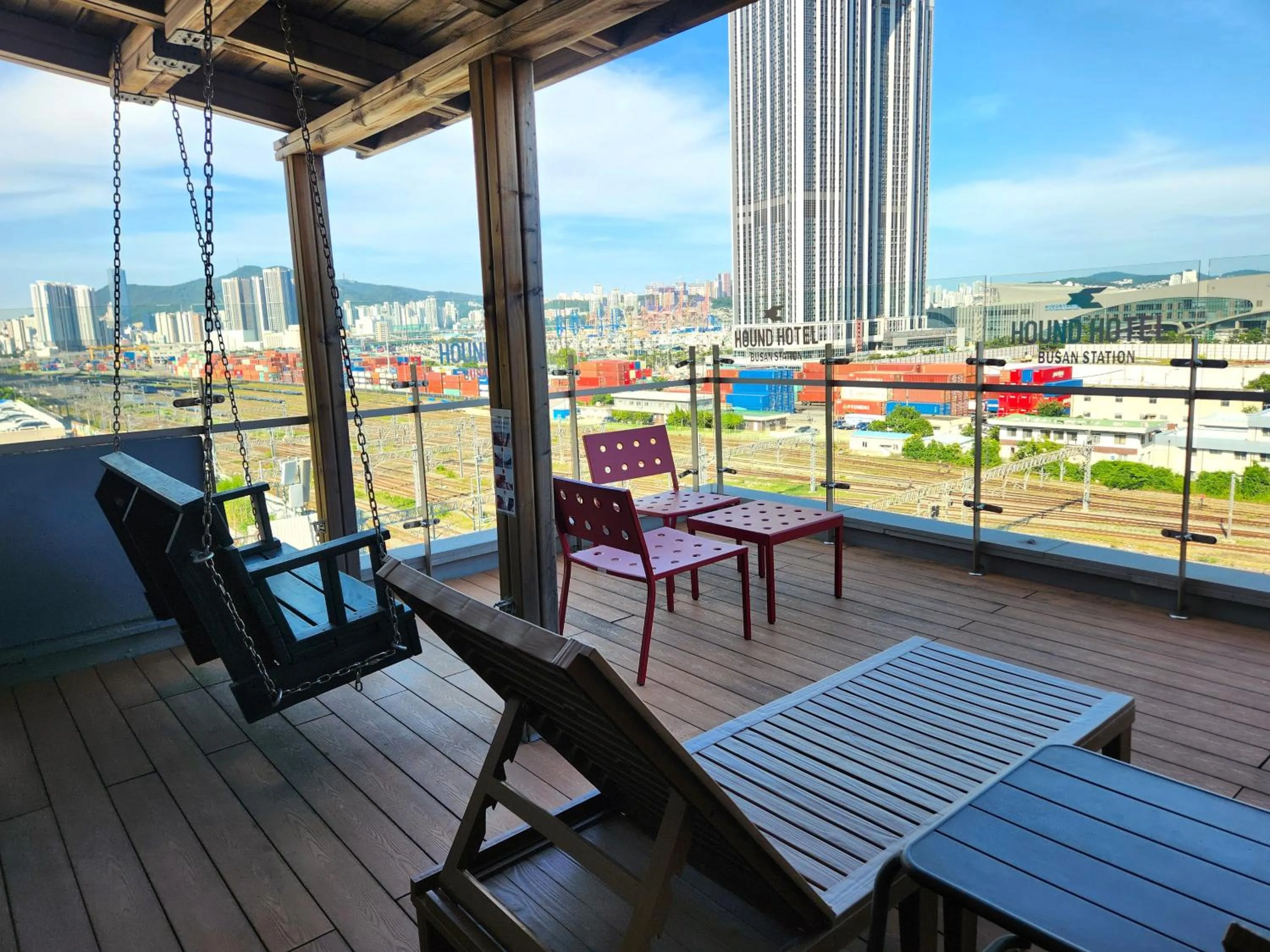 Balcony/Terrace in Hound Hotel Busan Station