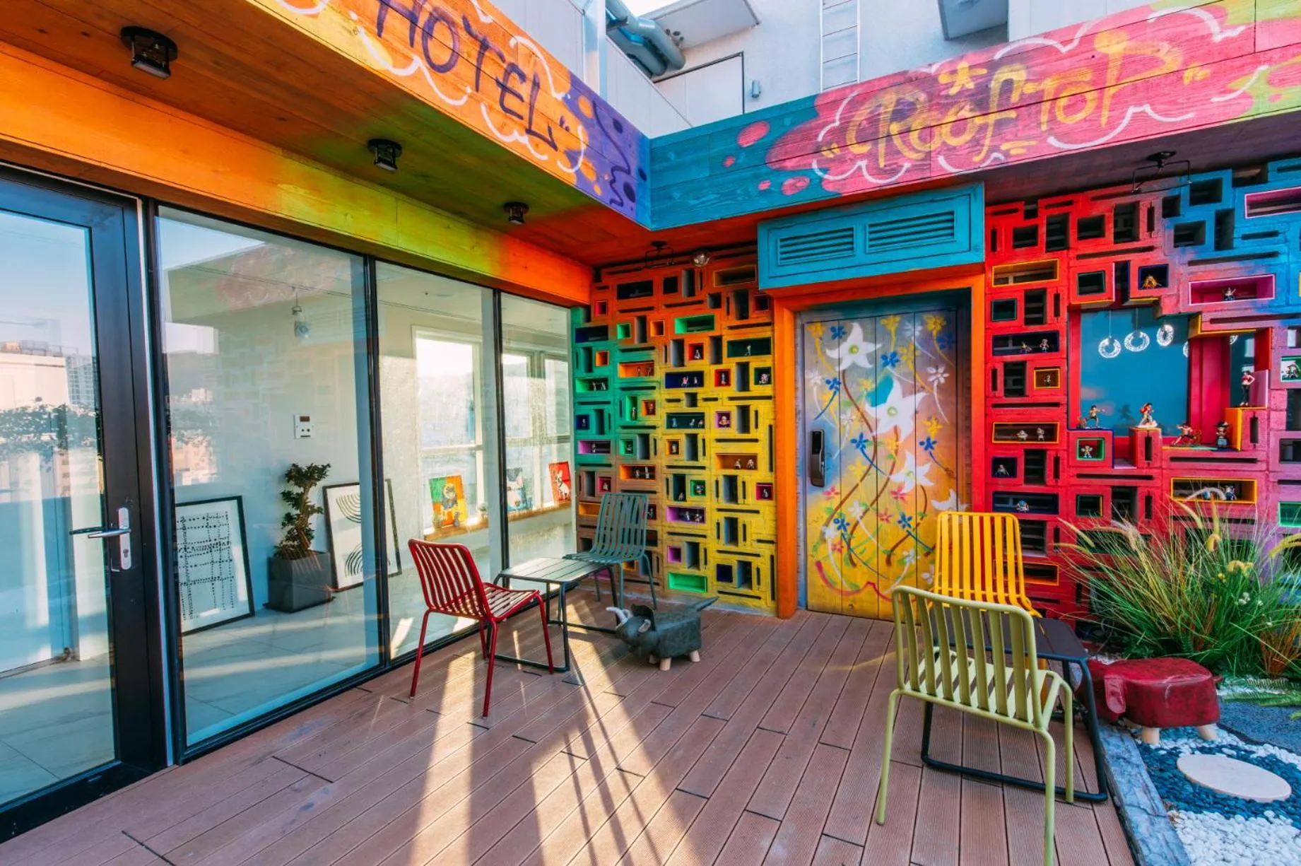 Garden in Hound Hotel Busan Station