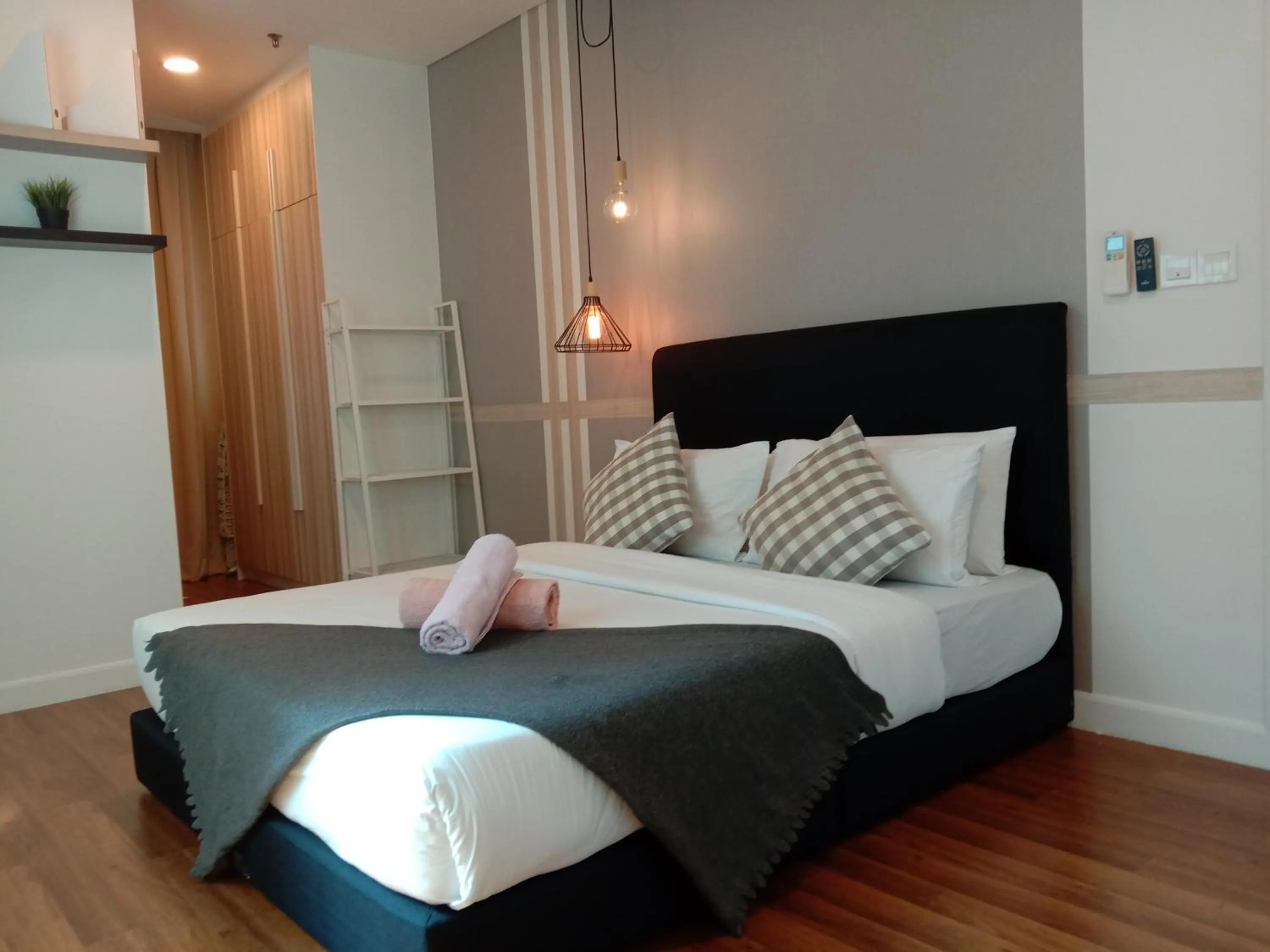 Bed in Signature Apartment at Mercu Summer Suites KLCC
