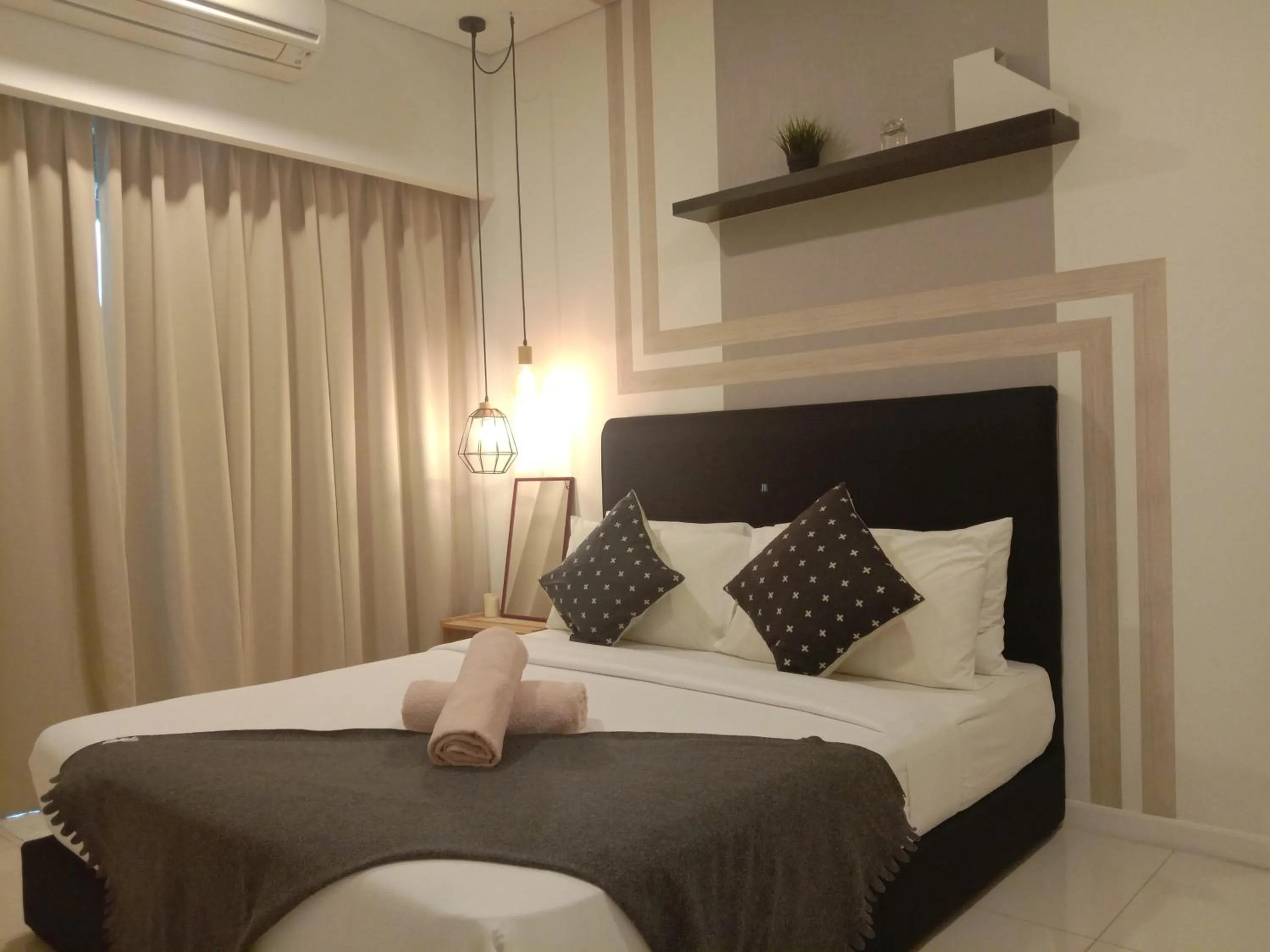 Bedroom, Bed in Signature Apartment at Mercu Summer Suites KLCC
