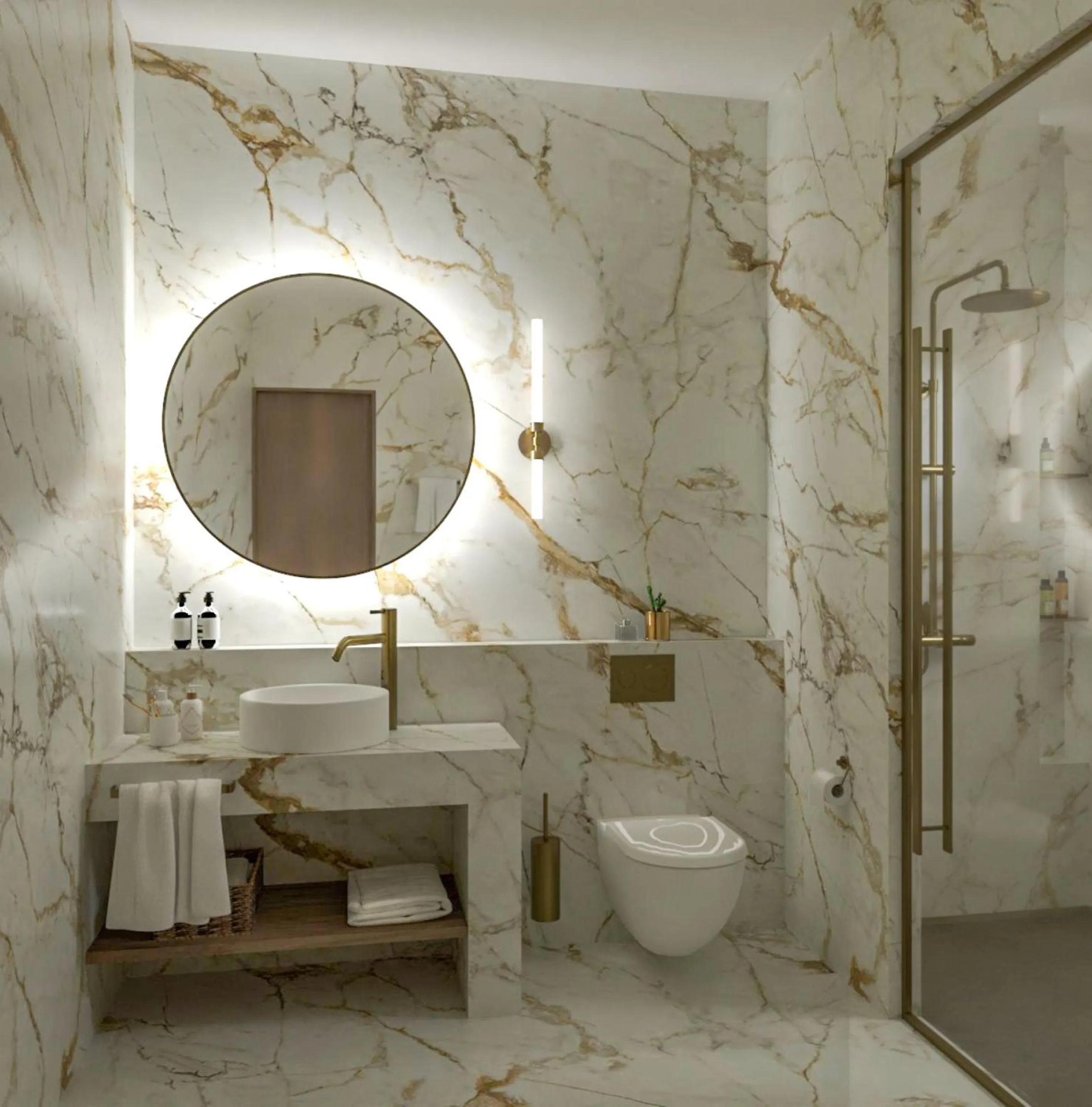 Shower in Four Seasons Villas