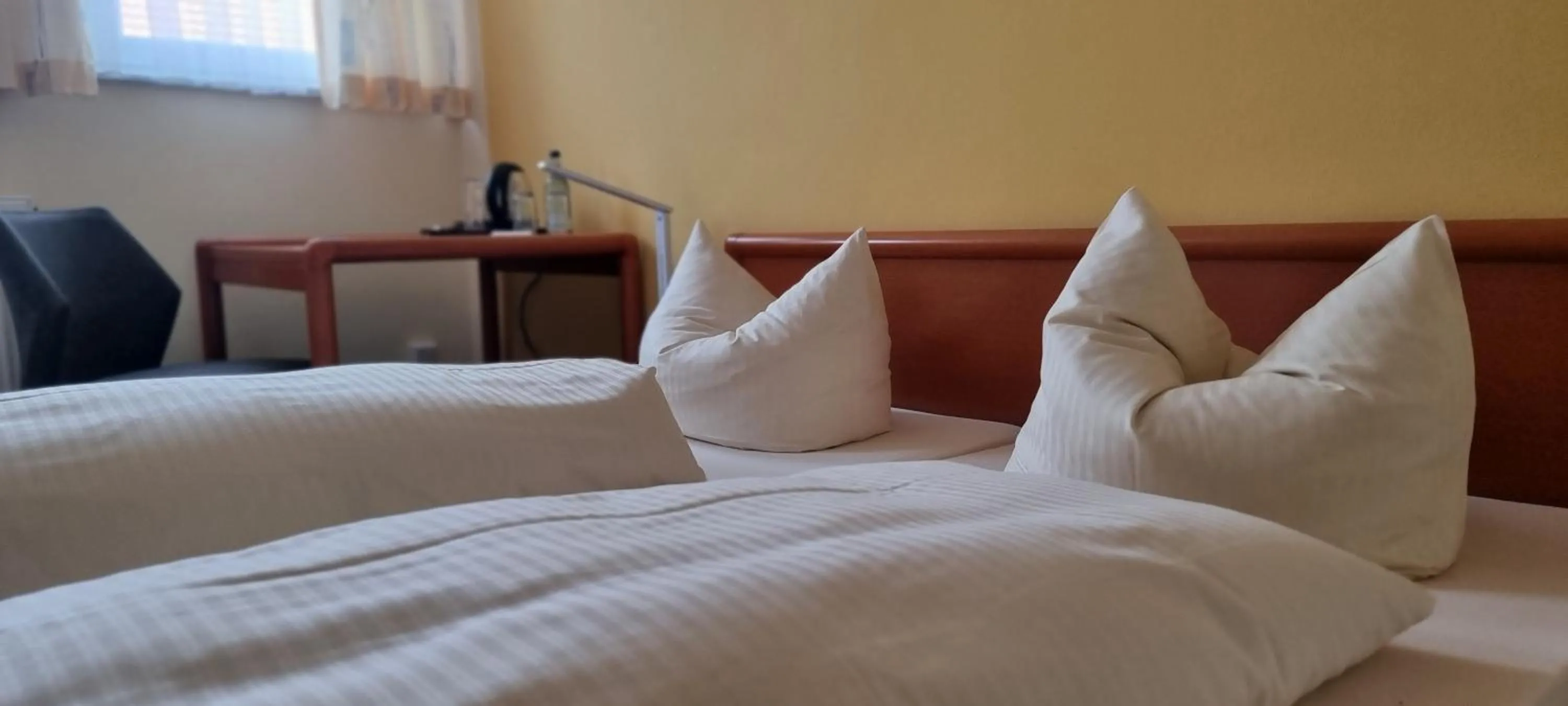 Bed in Hotel Seehalde