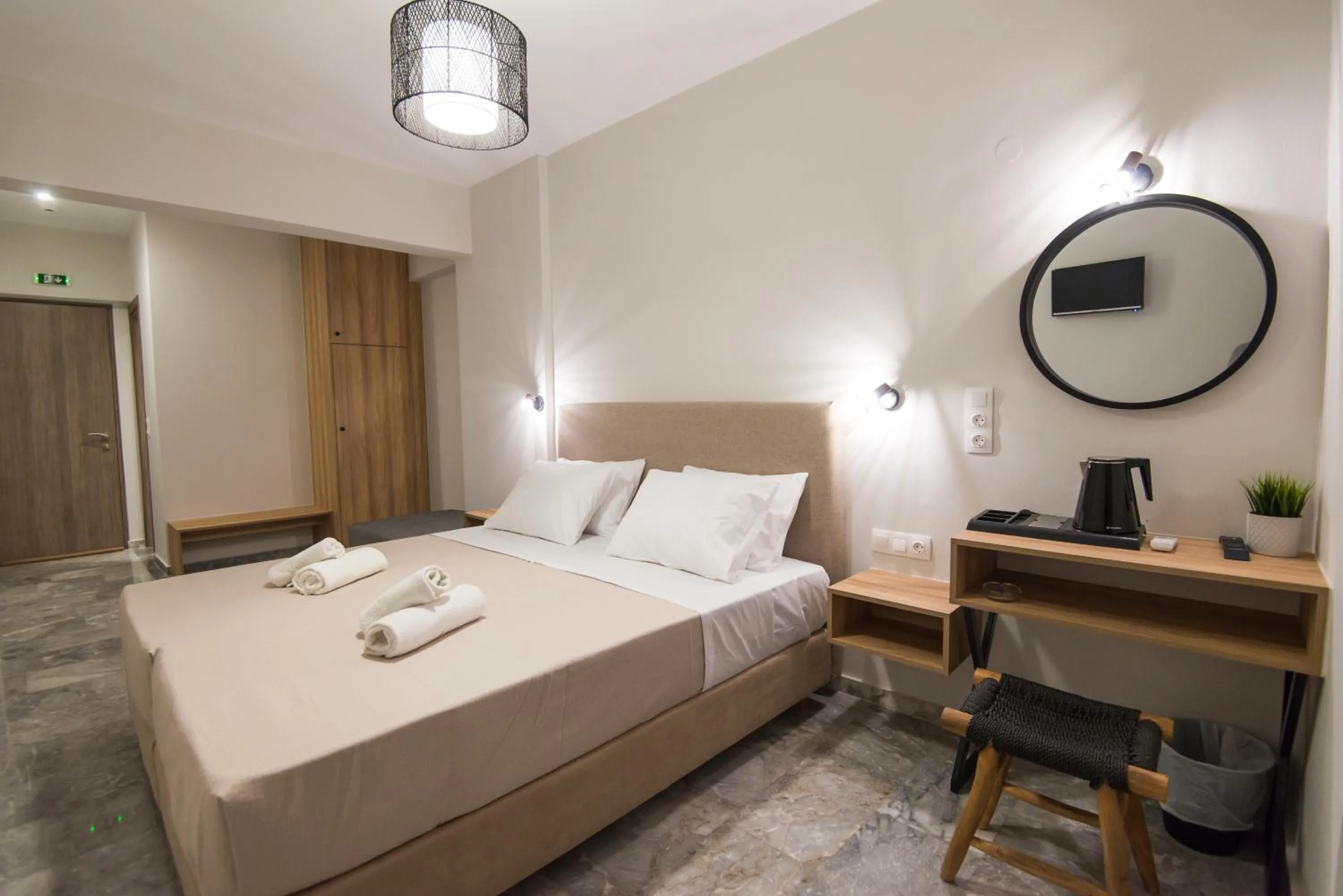 Bed in Birais Beach Studios