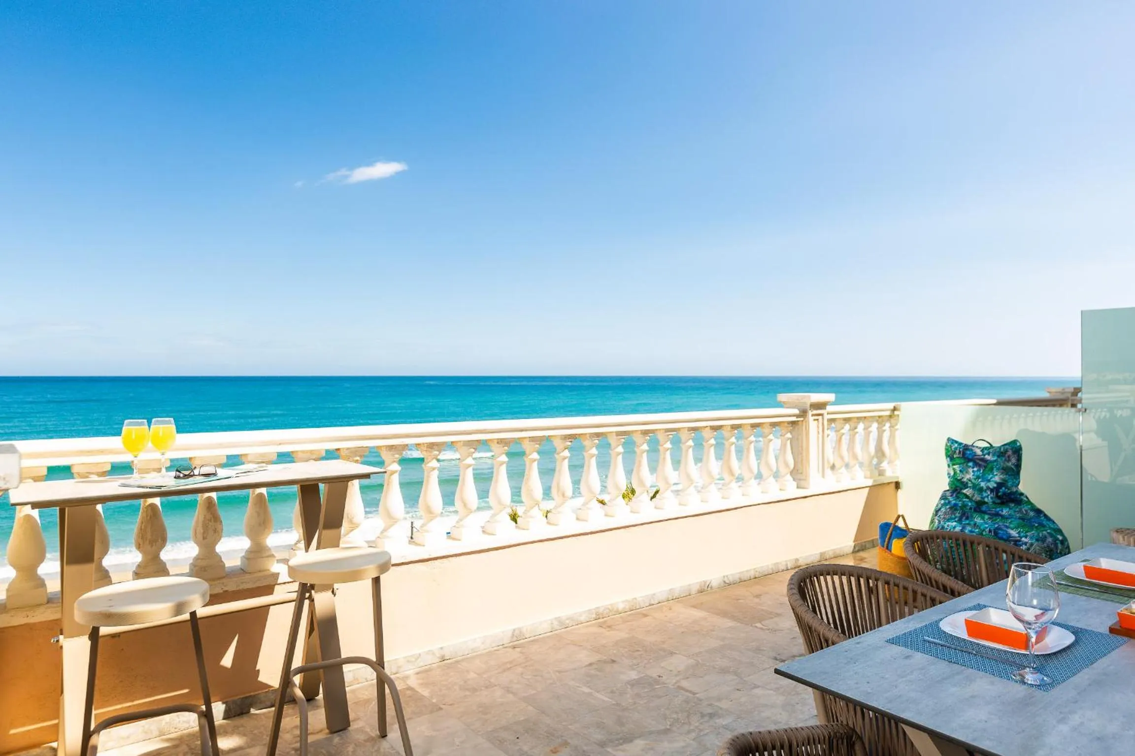 Balcony/Terrace in Birais Beach Studios