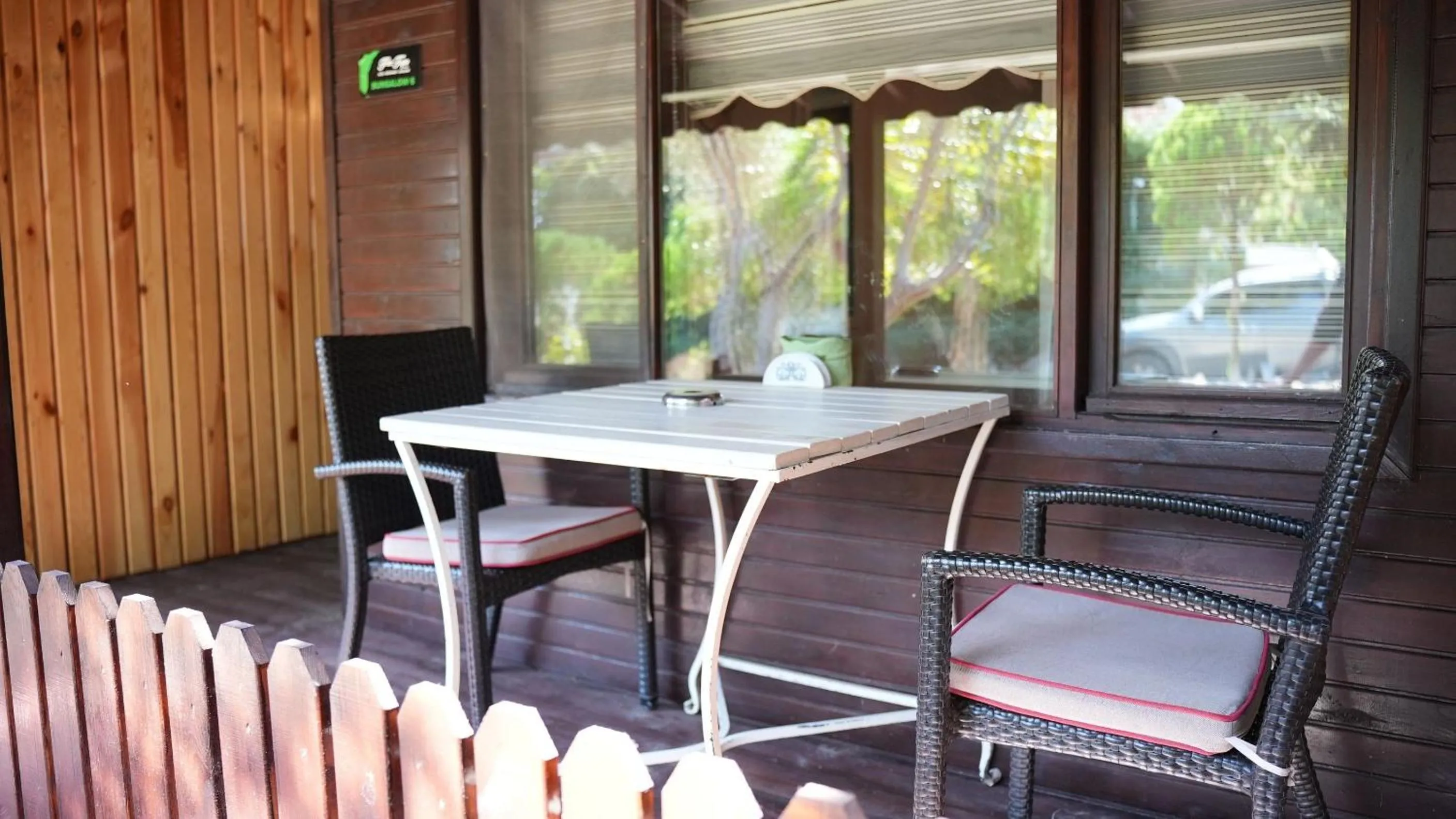 Patio in Treetops Park Hotel