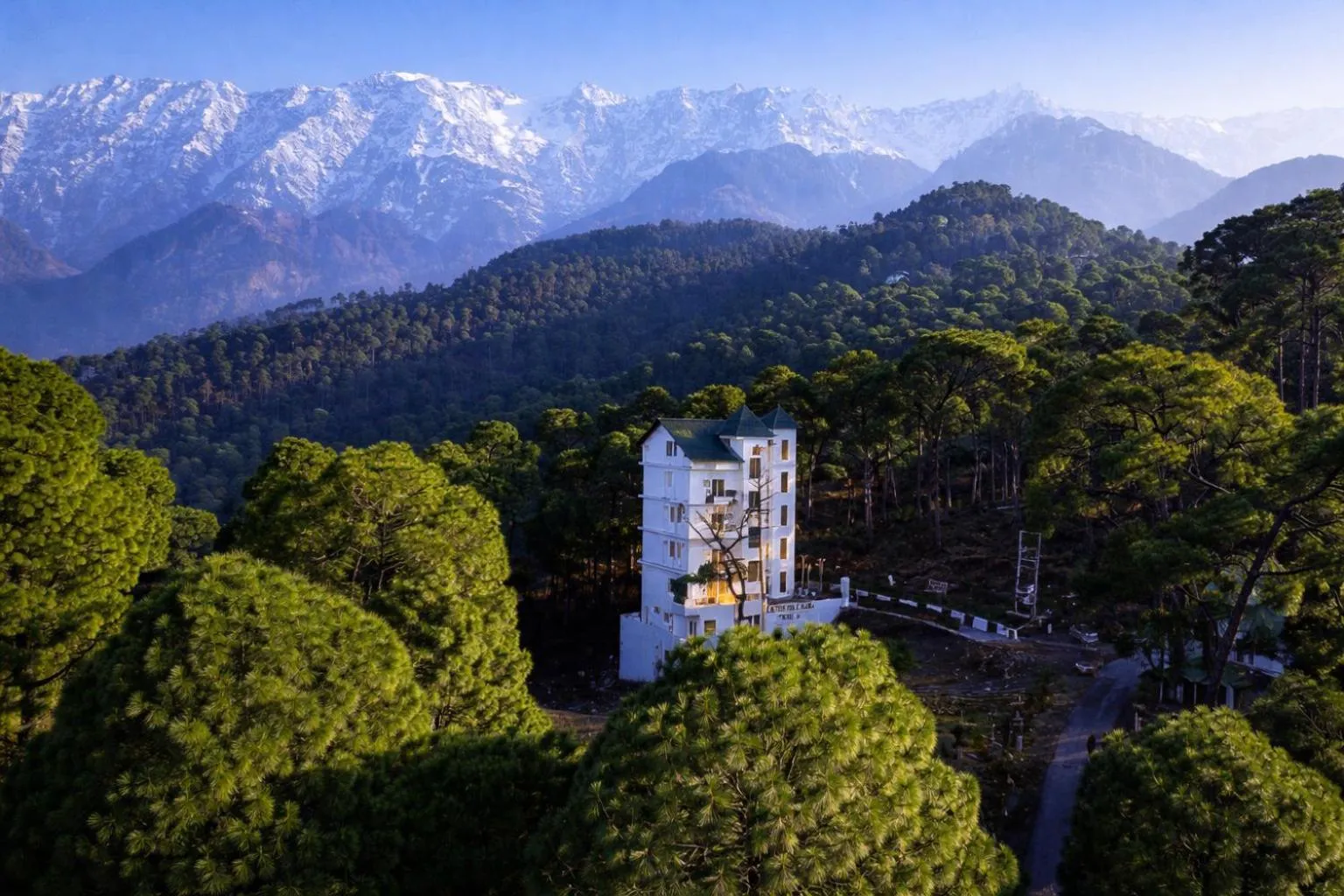 View (from property/room) in Hotel Saheb's Castle - Best Mountain View & Jacuzzi Suites, McLeodganj