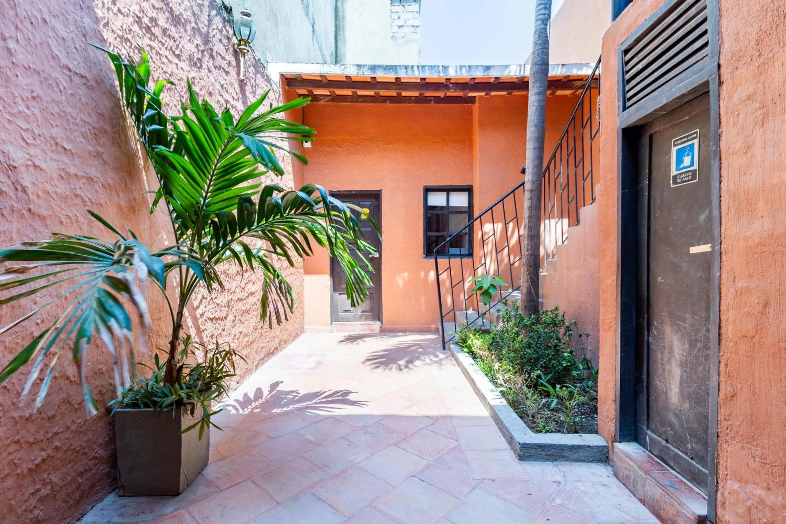 Garden in Gagaka Rua hostel