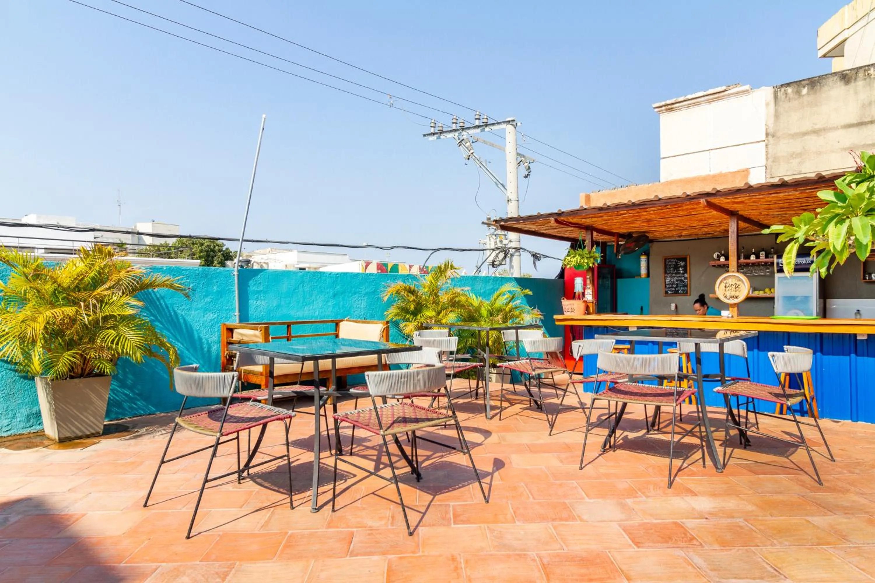 Balcony/Terrace in Gagaka Rua hostel