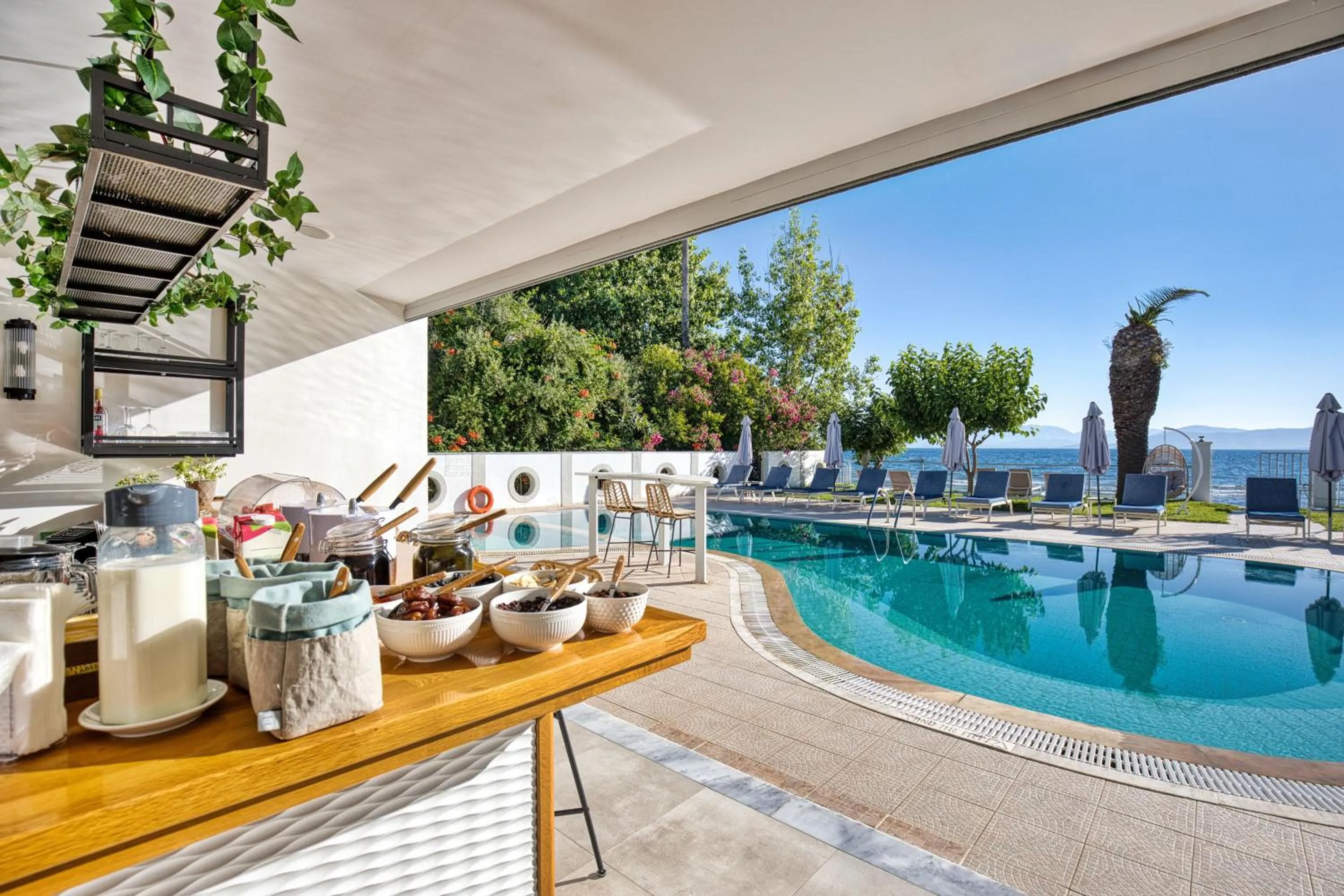 Pool view in Sirocco Hotel