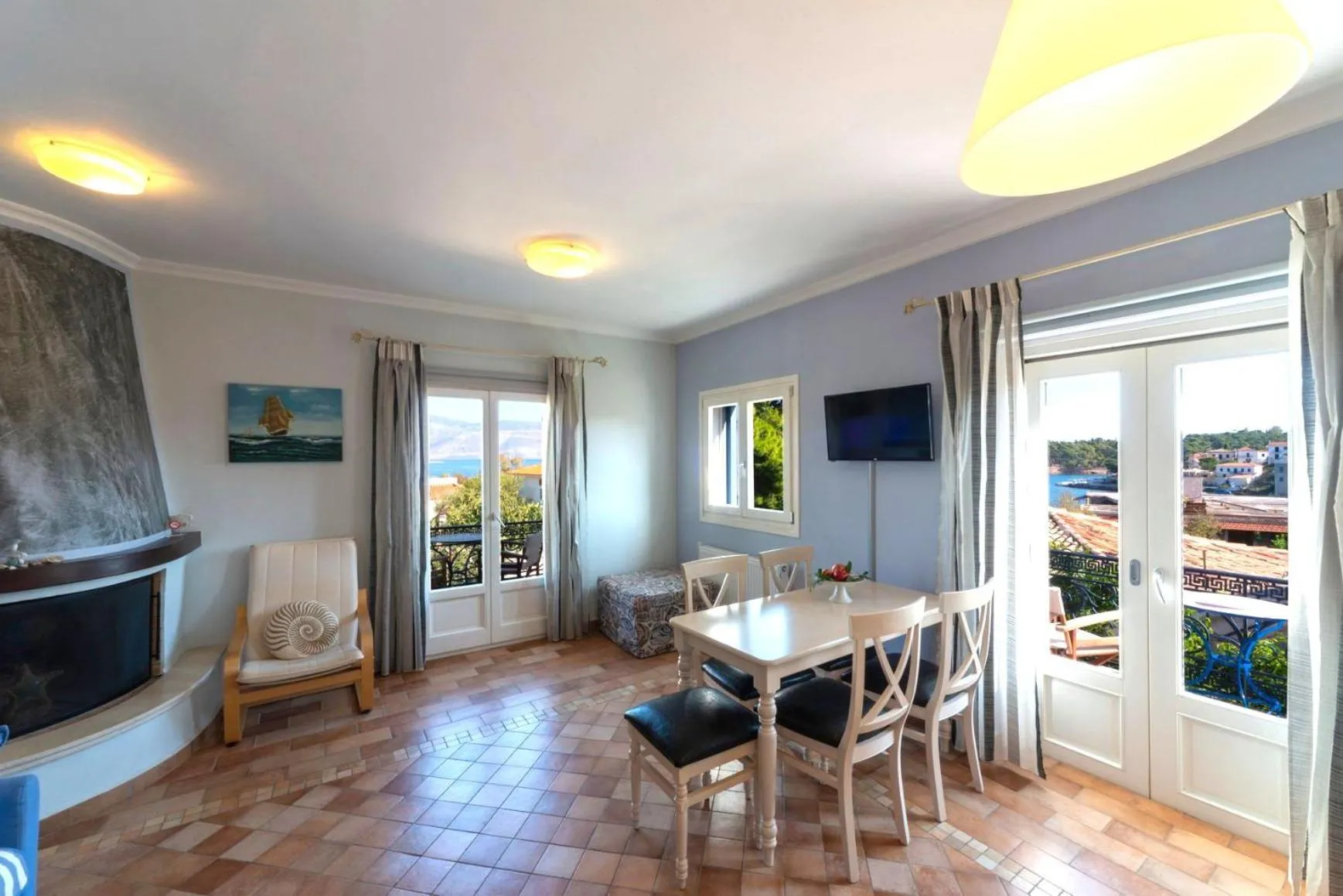 Living room in Nautilus Luxury Suites