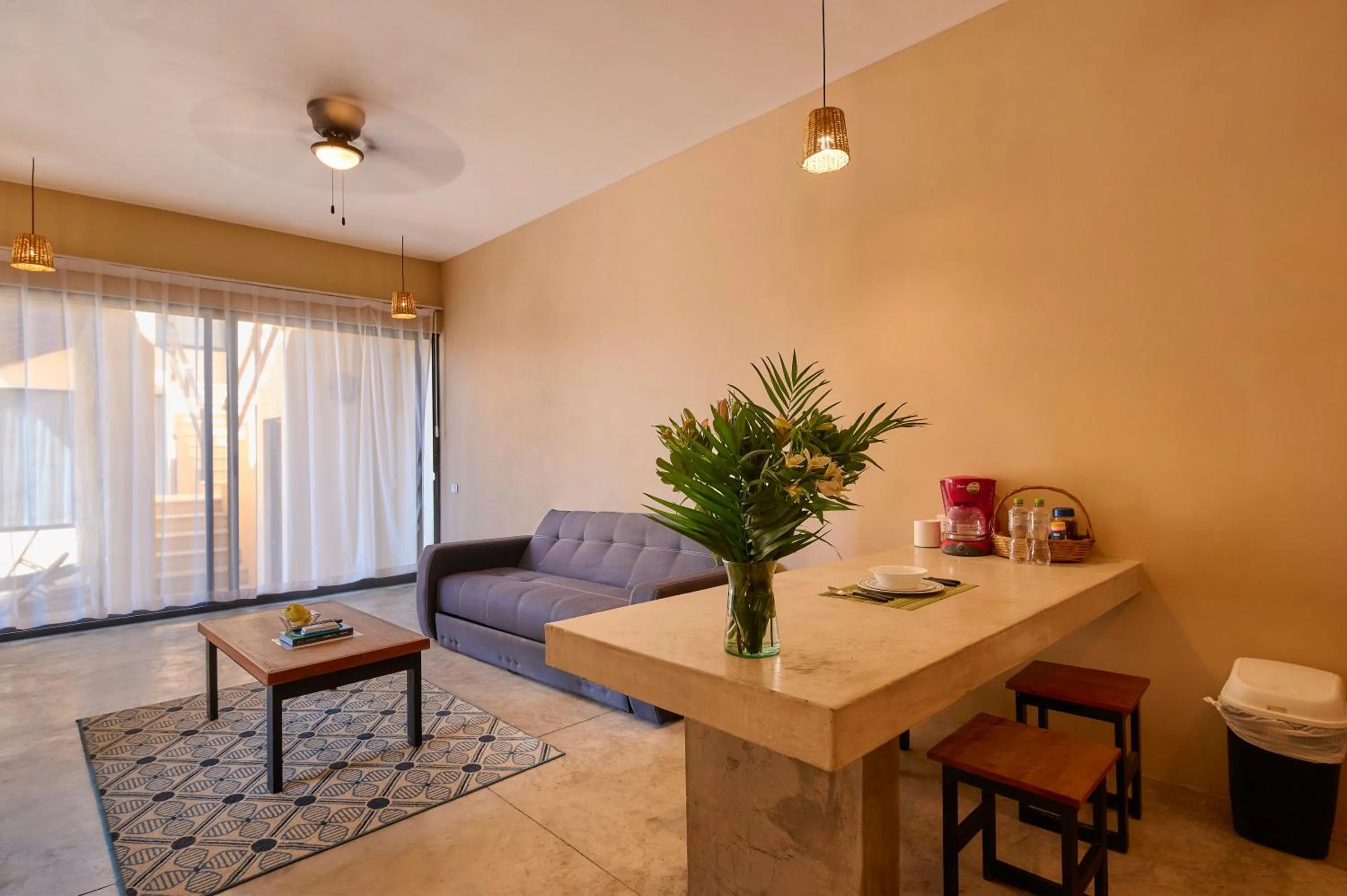 Living room in Lya Beach House