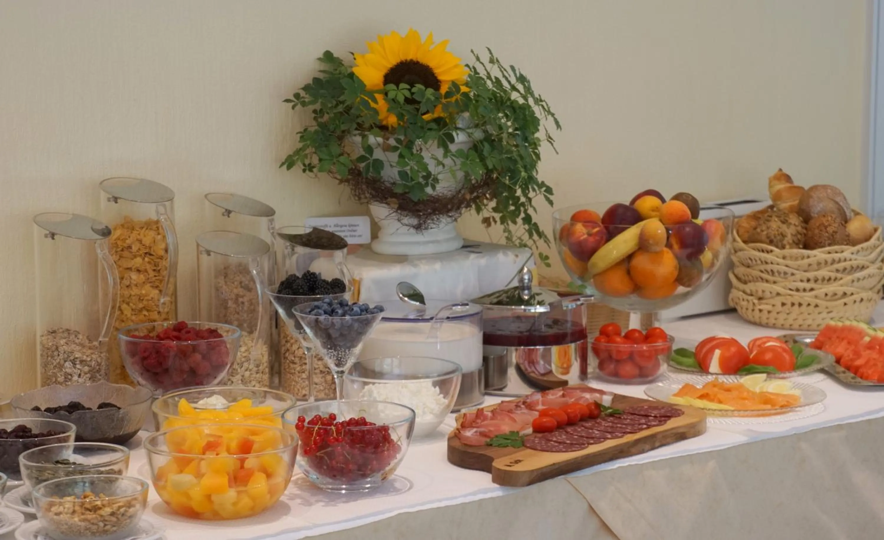 Food and drinks in Hotel Morgensonne