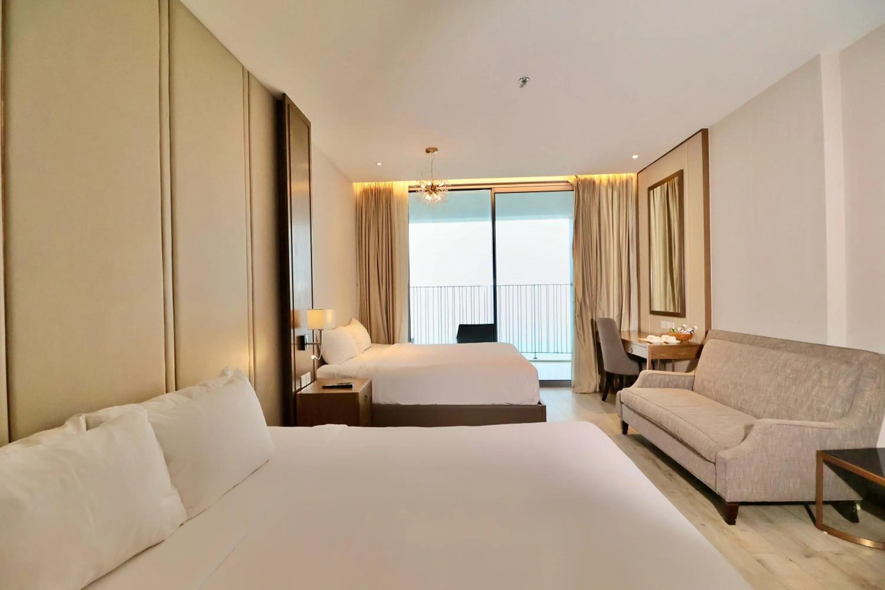 Bed in Wise Stay Panorama Condotel