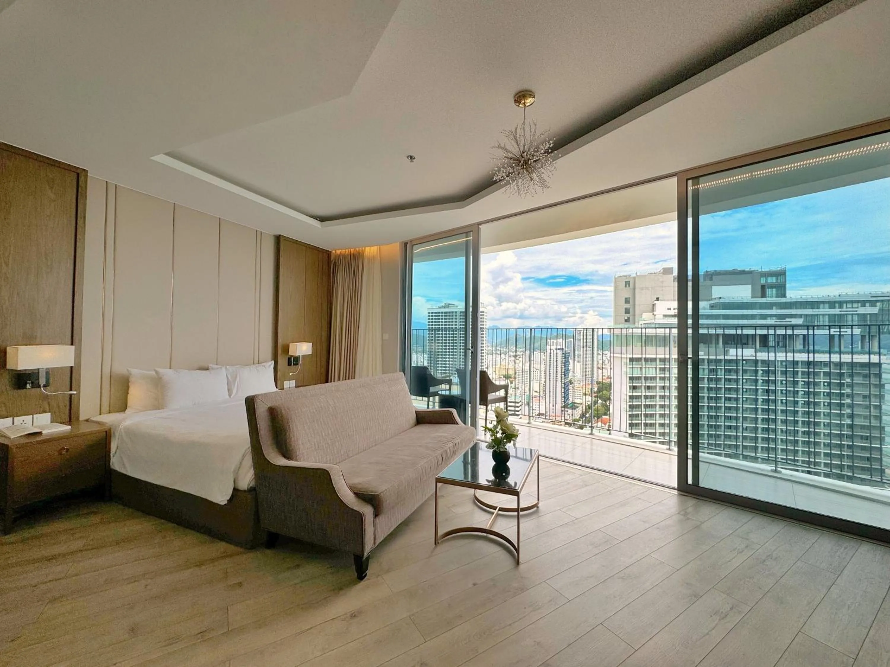 Bed in Wise Stay Panorama Condotel