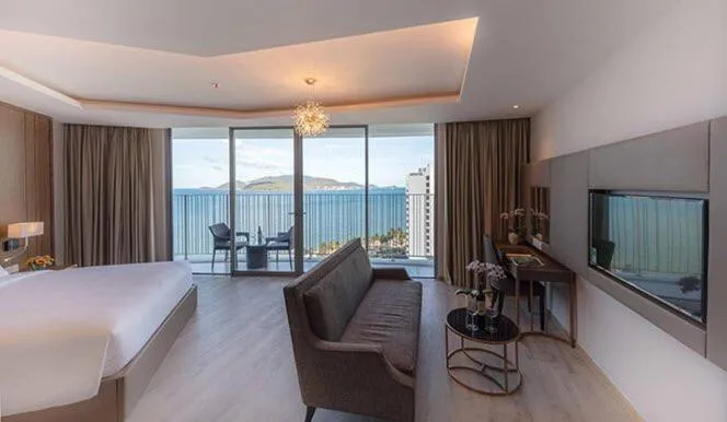 Bed in Wise Stay Panorama Condotel