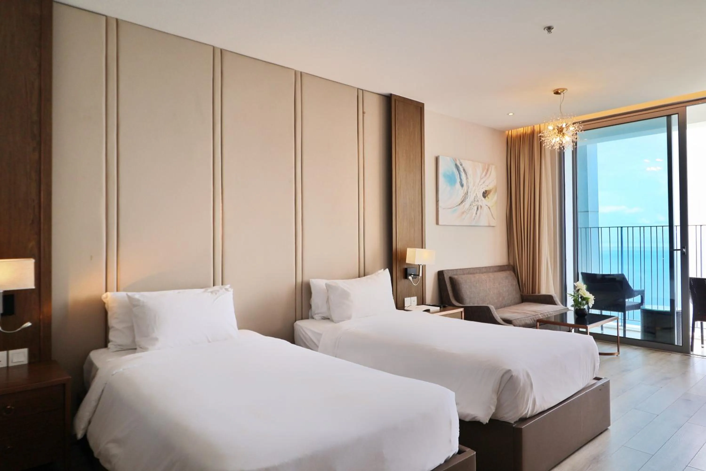 Bed in Wise Stay Panorama Condotel