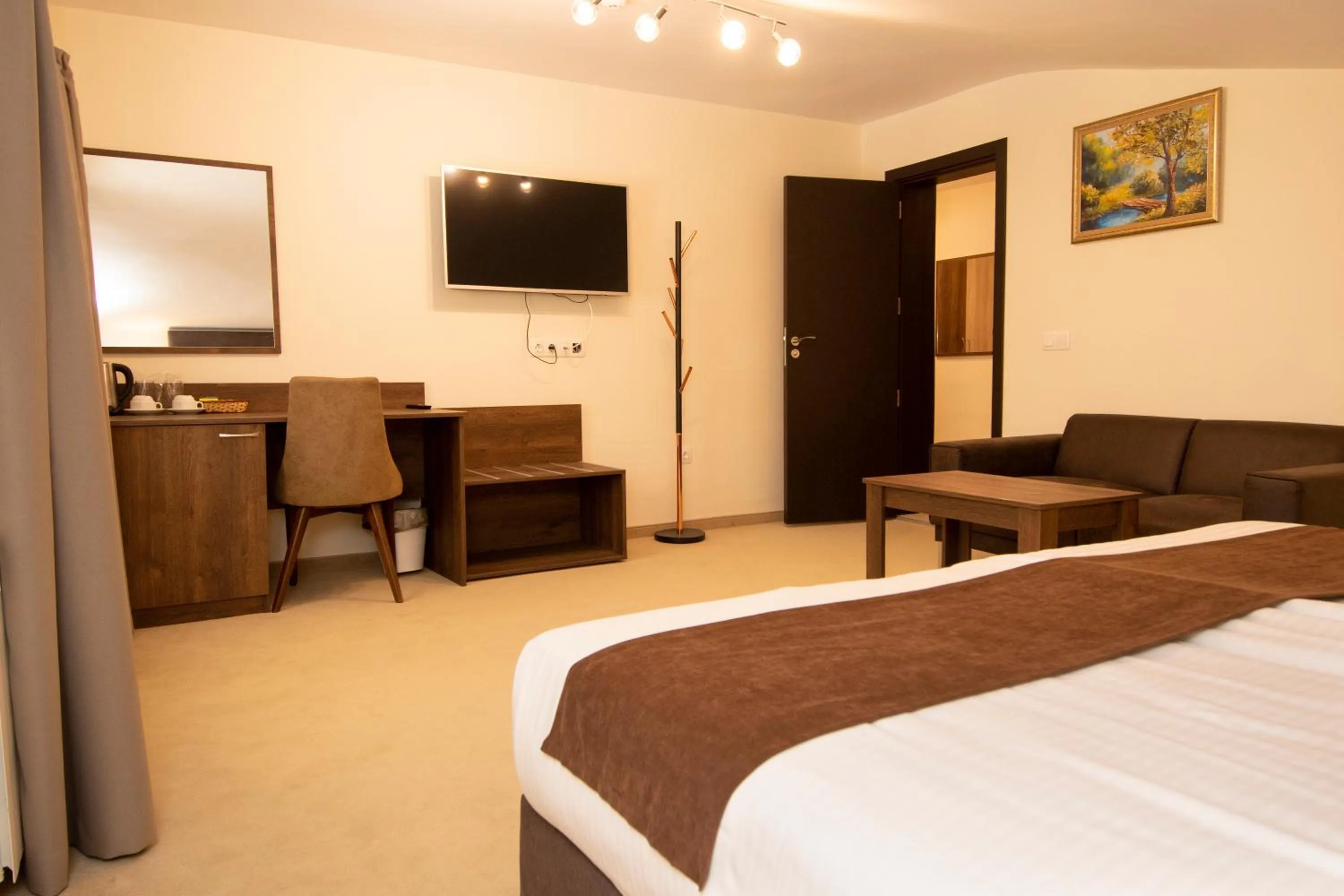 Bed in Hotel Malyovitsa