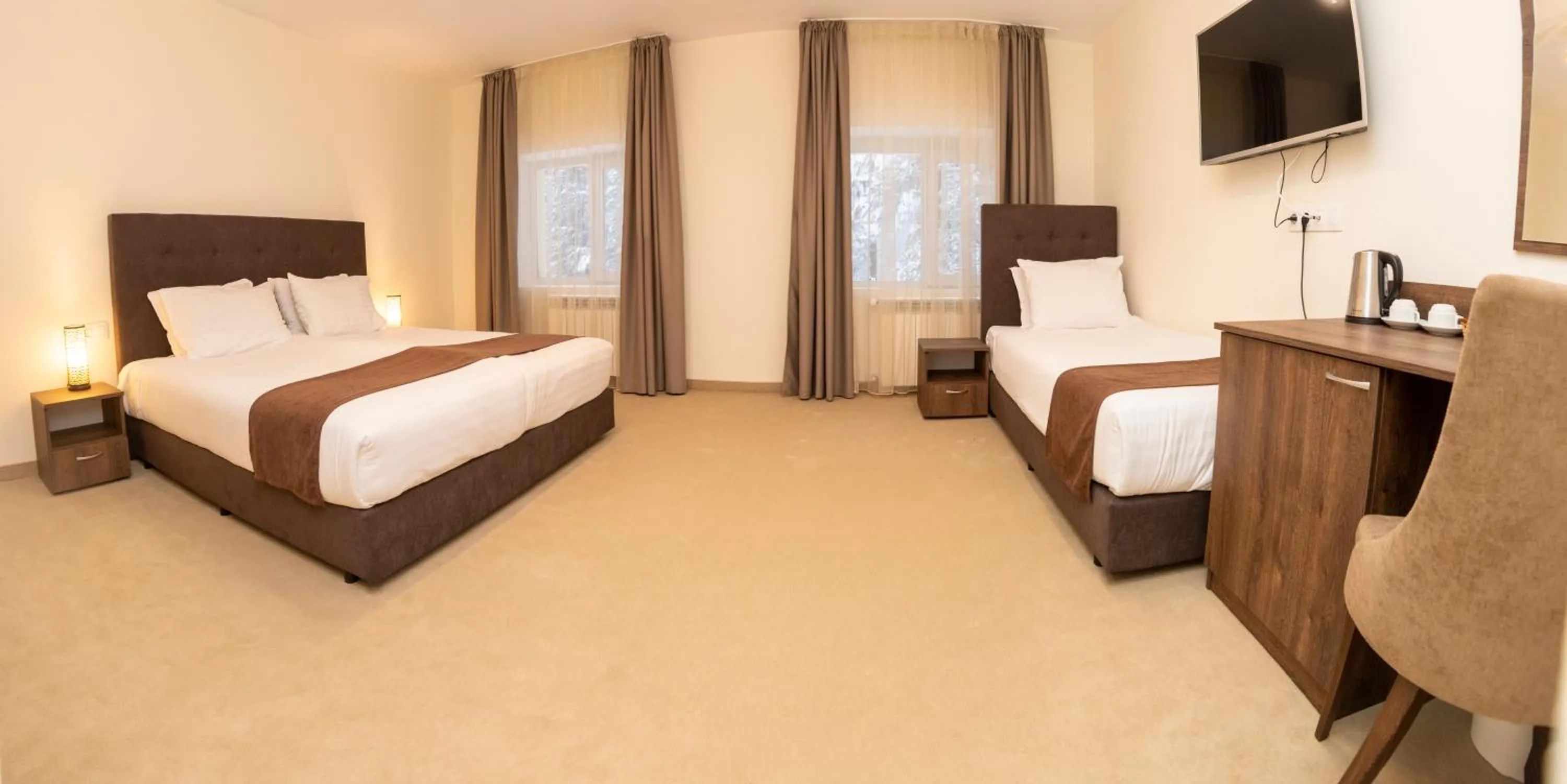 Bed in Hotel Malyovitsa