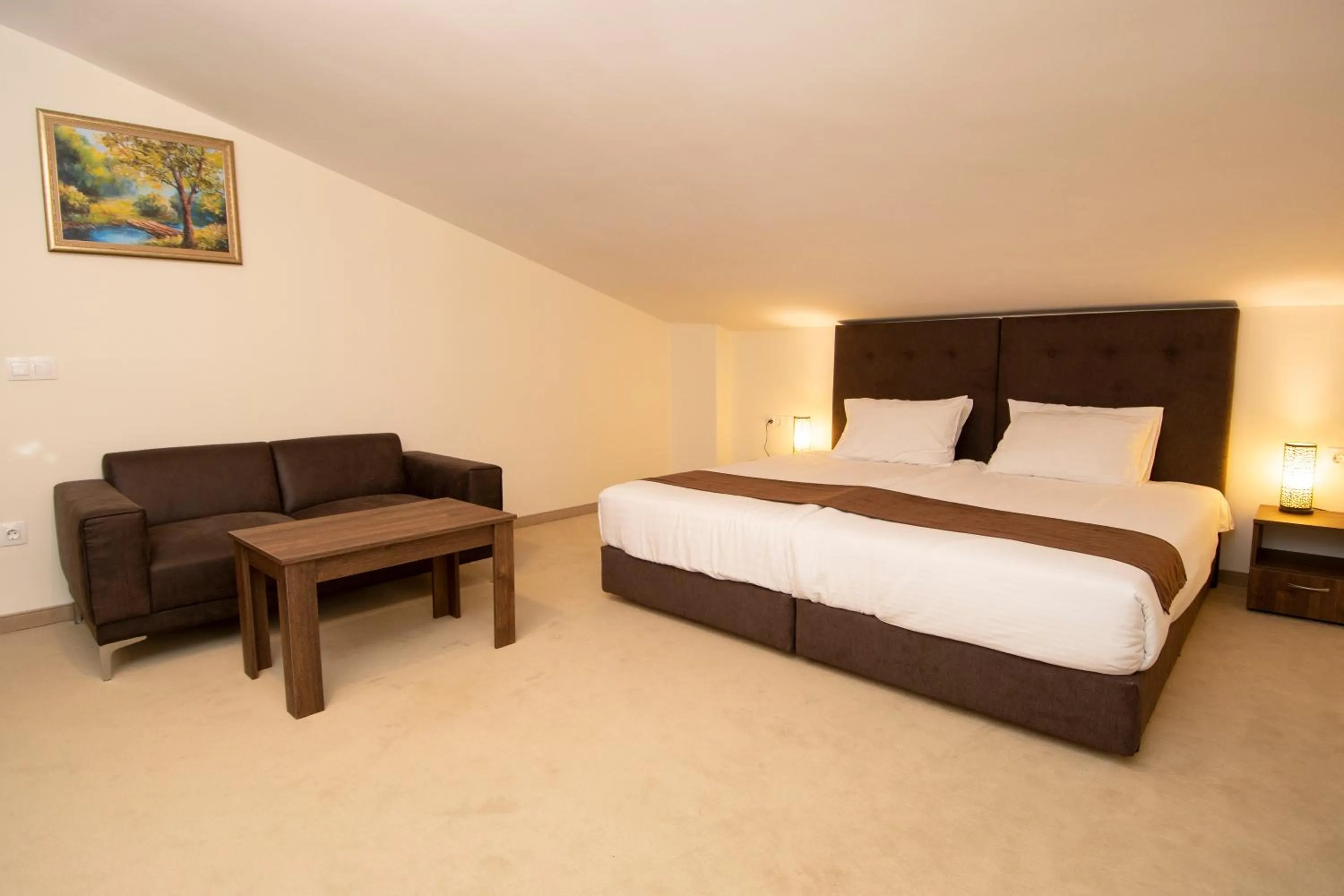 Bed in Hotel Malyovitsa