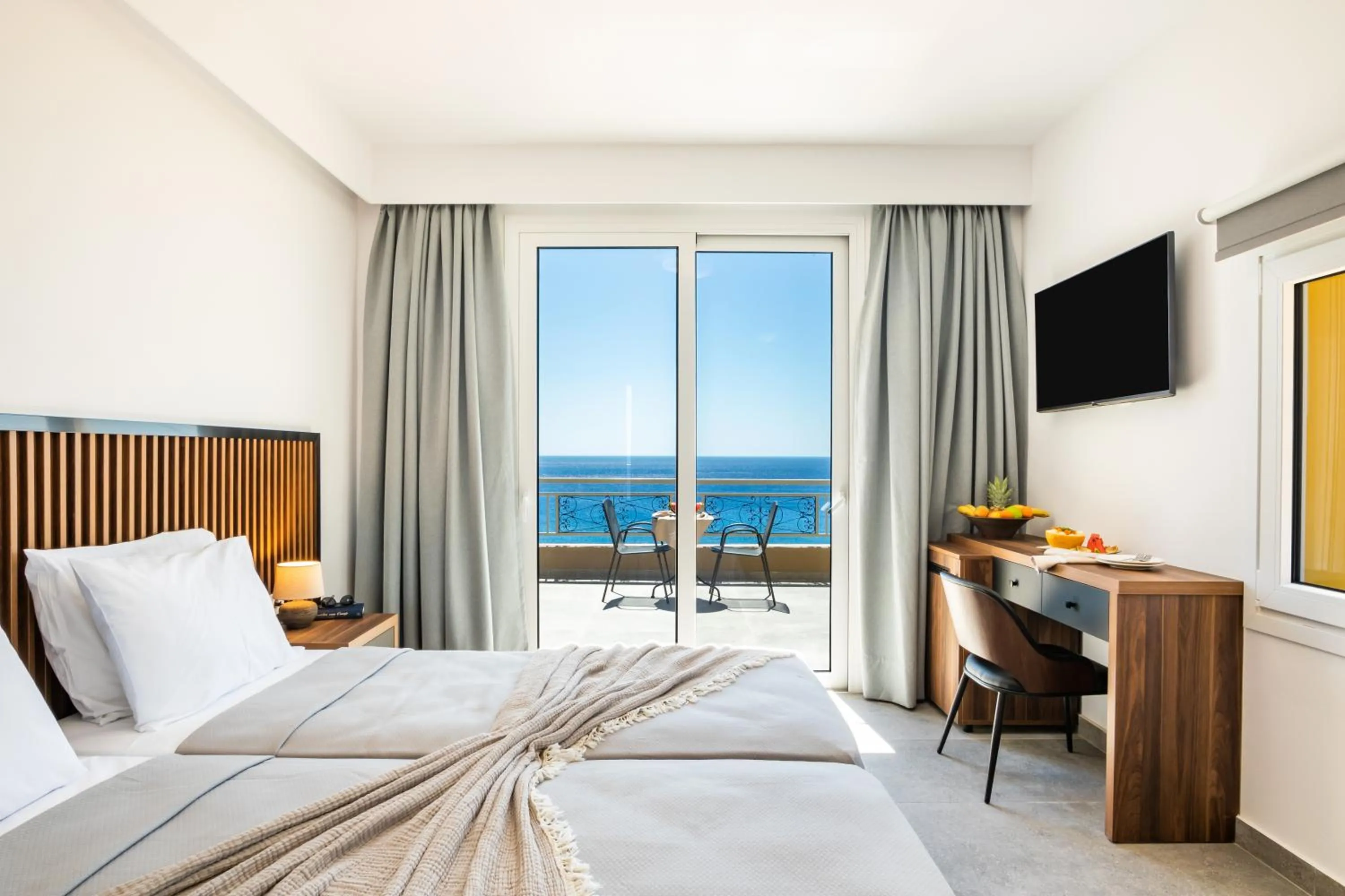 Bed in Apolis Beachscape Hotel