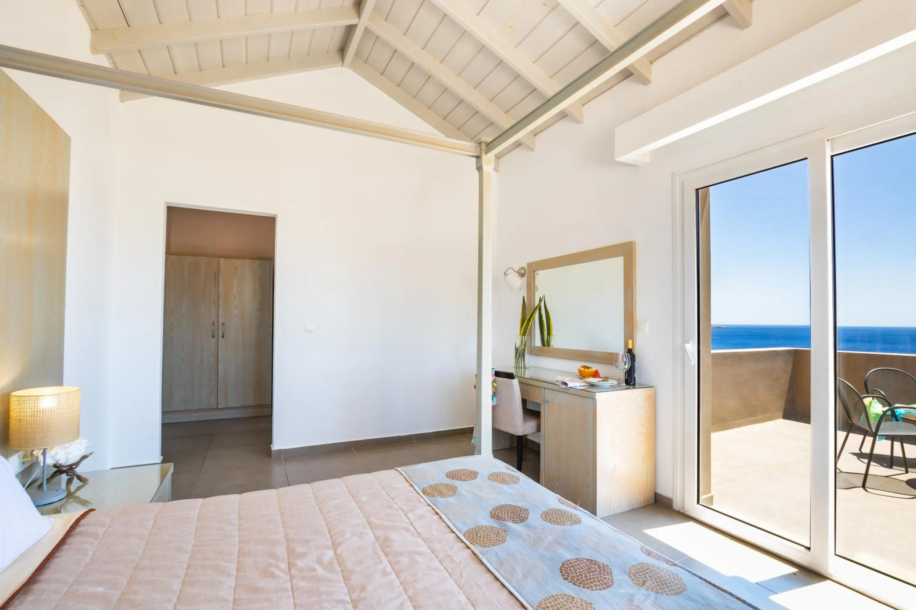 Bed in Apolis Beachscape Hotel