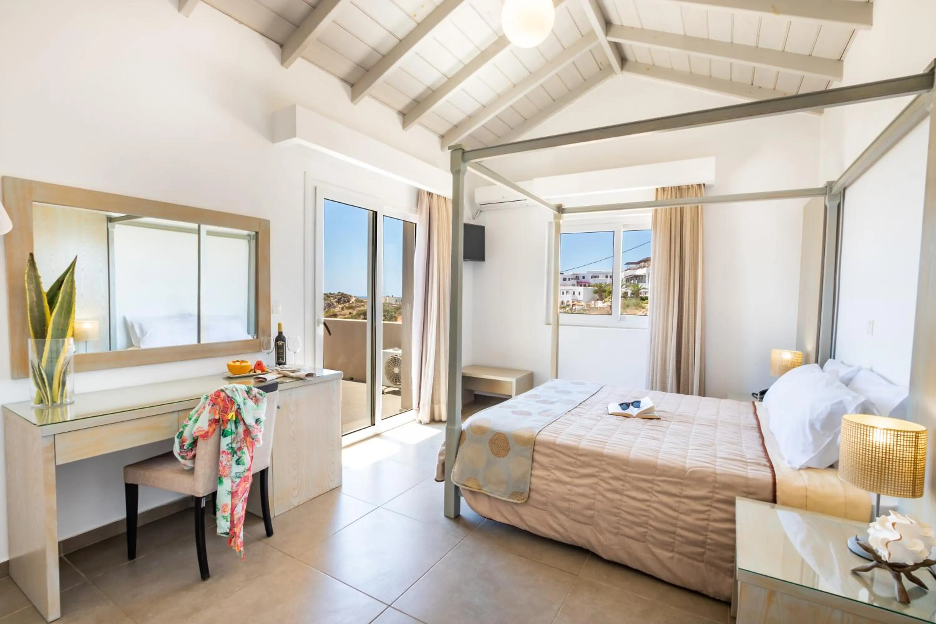 Bed in Apolis Beachscape Hotel