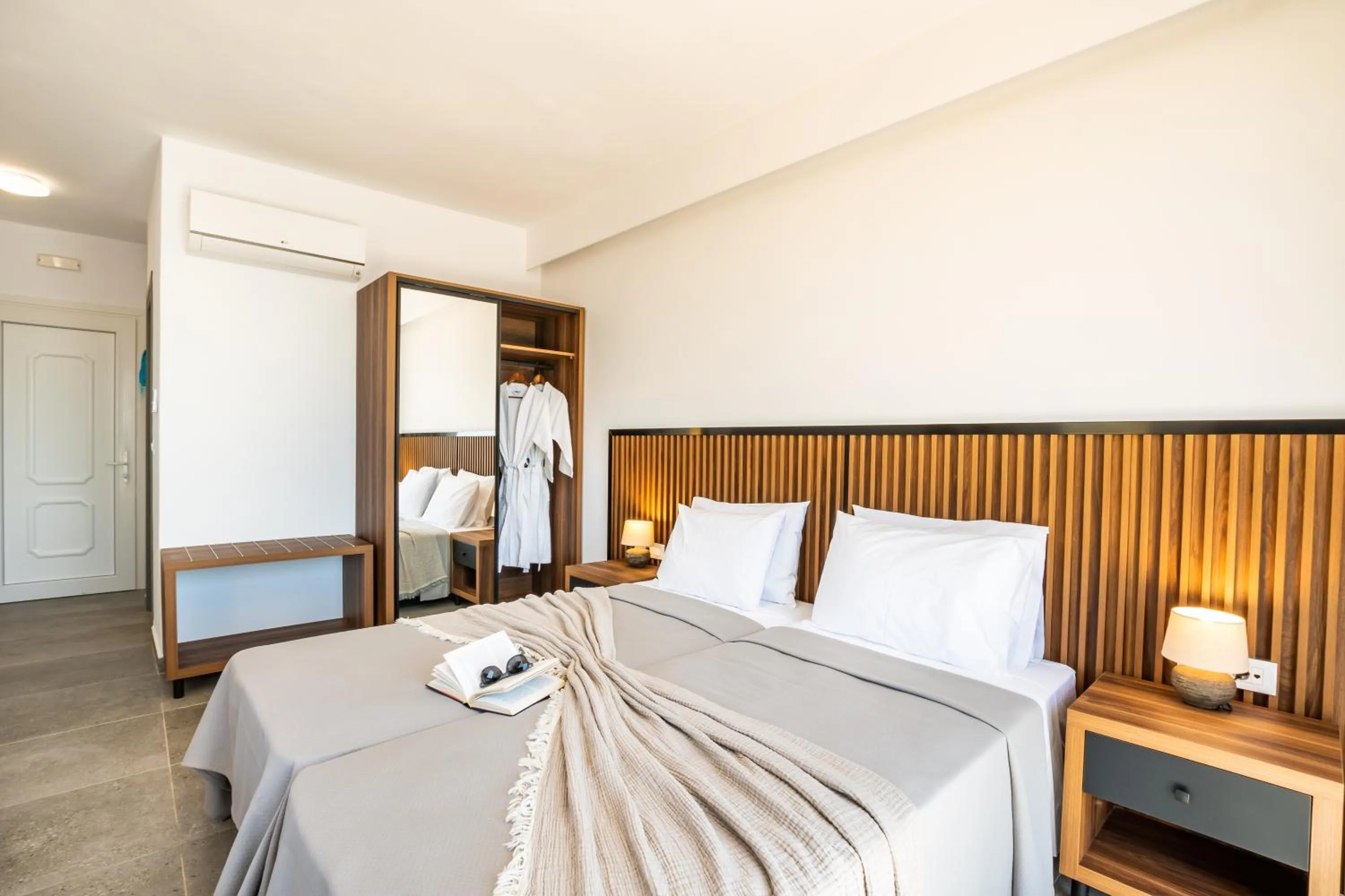 Bed in Apolis Beachscape Hotel