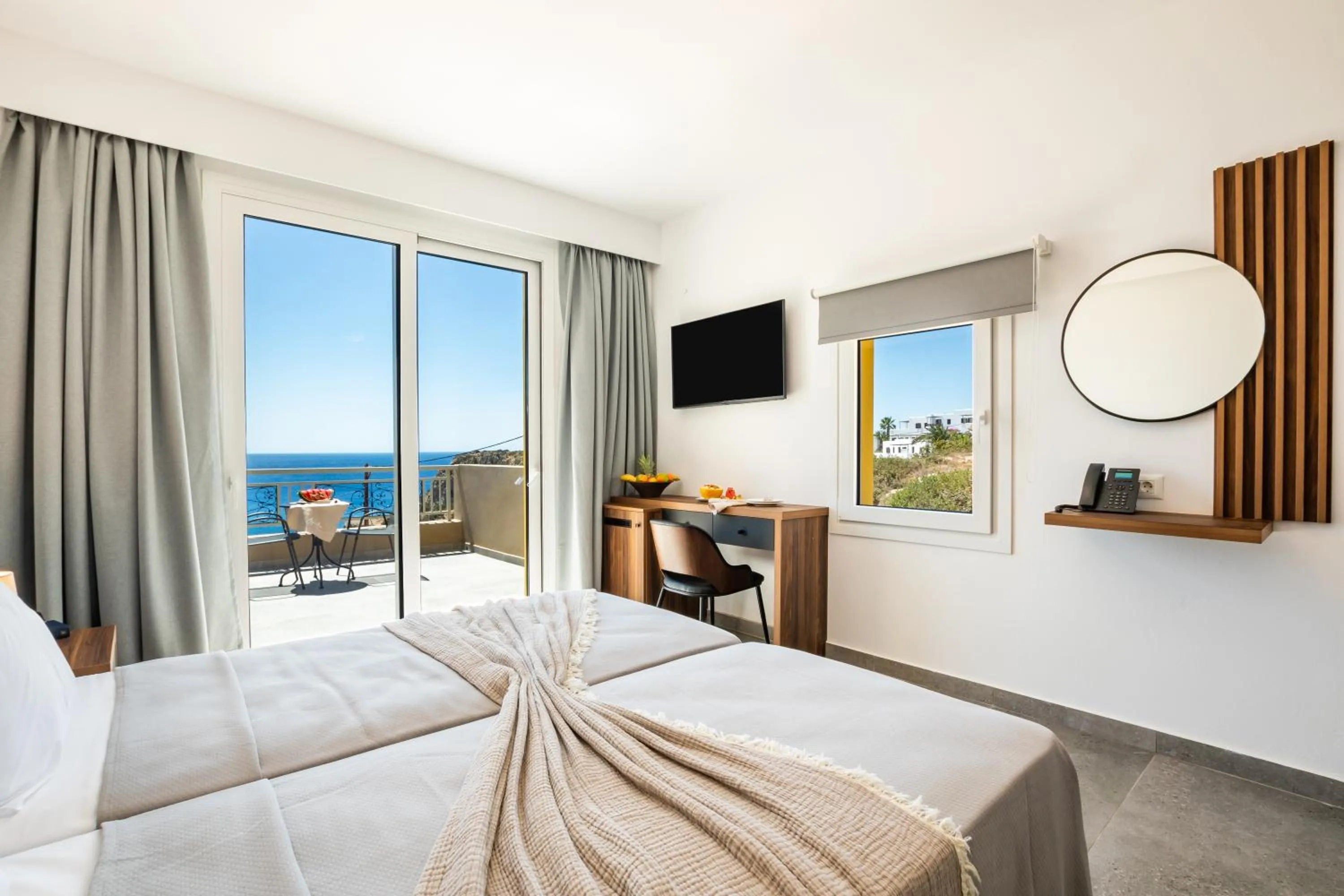 Bed in Apolis Beachscape Hotel