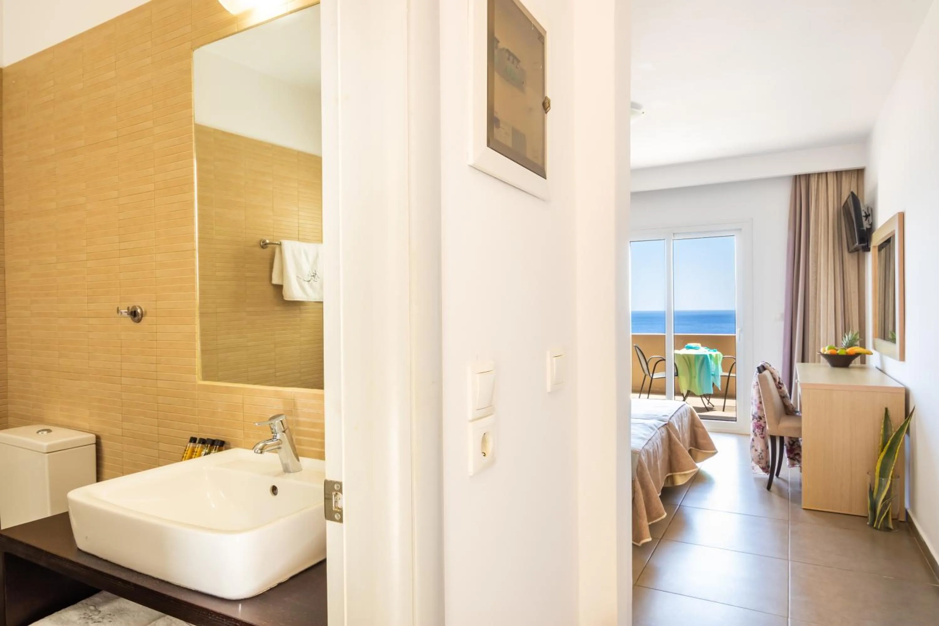 Bed in Apolis Beachscape Hotel